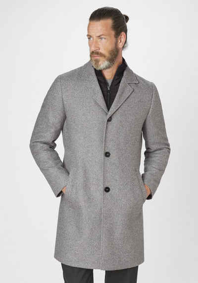 S4 Jackets Wollmantel EDISON Hochwertiger Mantel Made in Europe