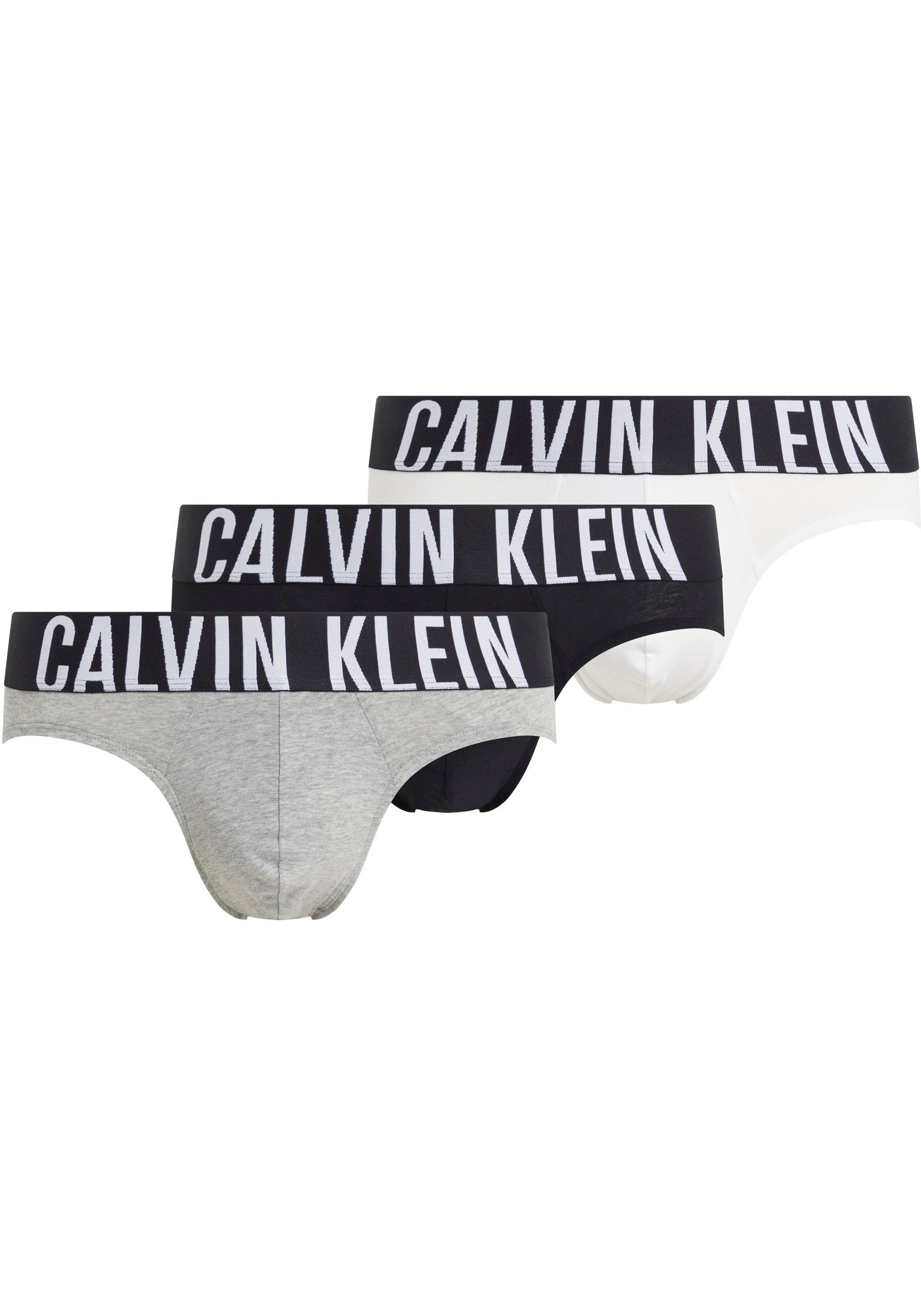 Calvin Klein Underwear Hipster HIP BRIEF 3PK (Packung, 3-St., 3er) mit Logo-Stretchbund