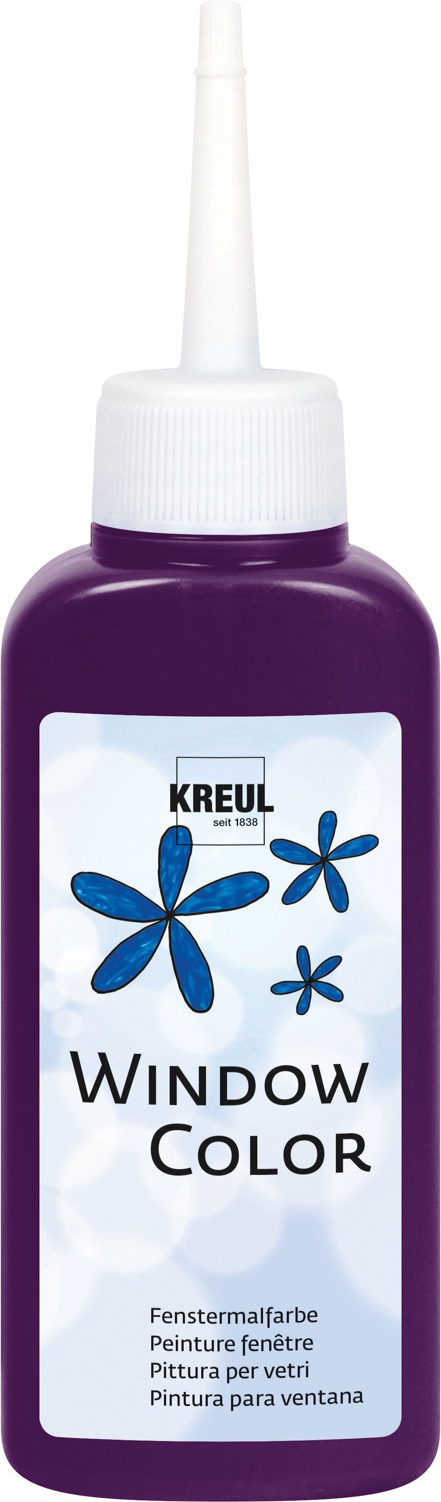Kreul, 80 Fenstersticker, Violett ml