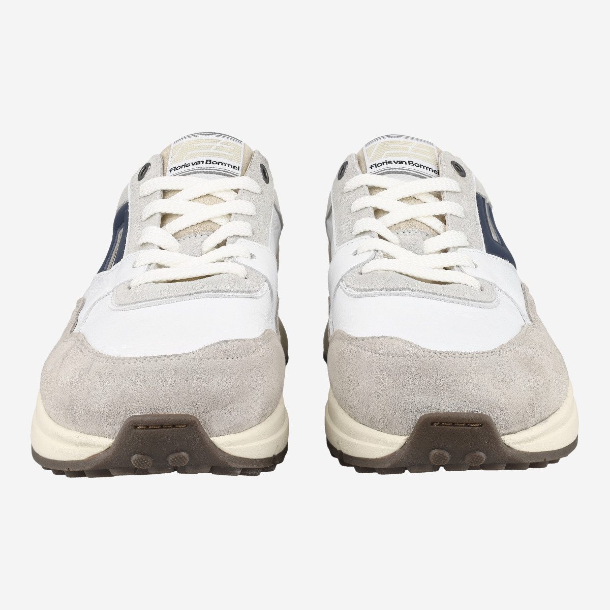 Floris van Bommel Floris van Bommel De Trikker, Sneaker, Weiß,kombiniert, Herren Sneaker