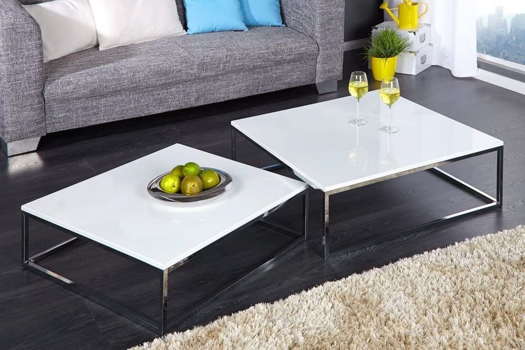 LebensWohnArt Couchtisch 2er Set Design Couchtisch günstig online kaufen