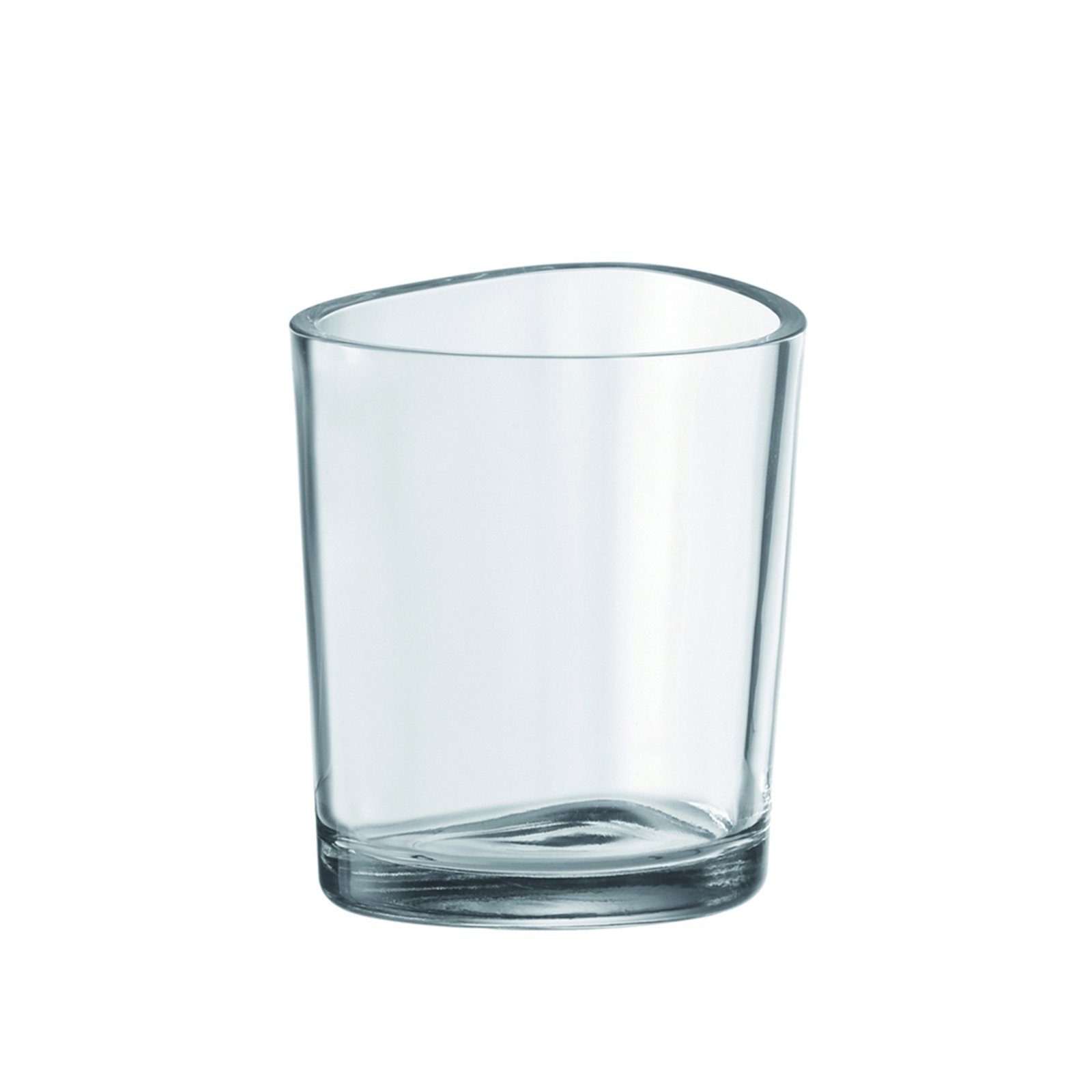 LEONARDO HOME Twilight windlicht, hoogte 26 cm, diameter 21 cm, handgemaakt helder glas, 030679