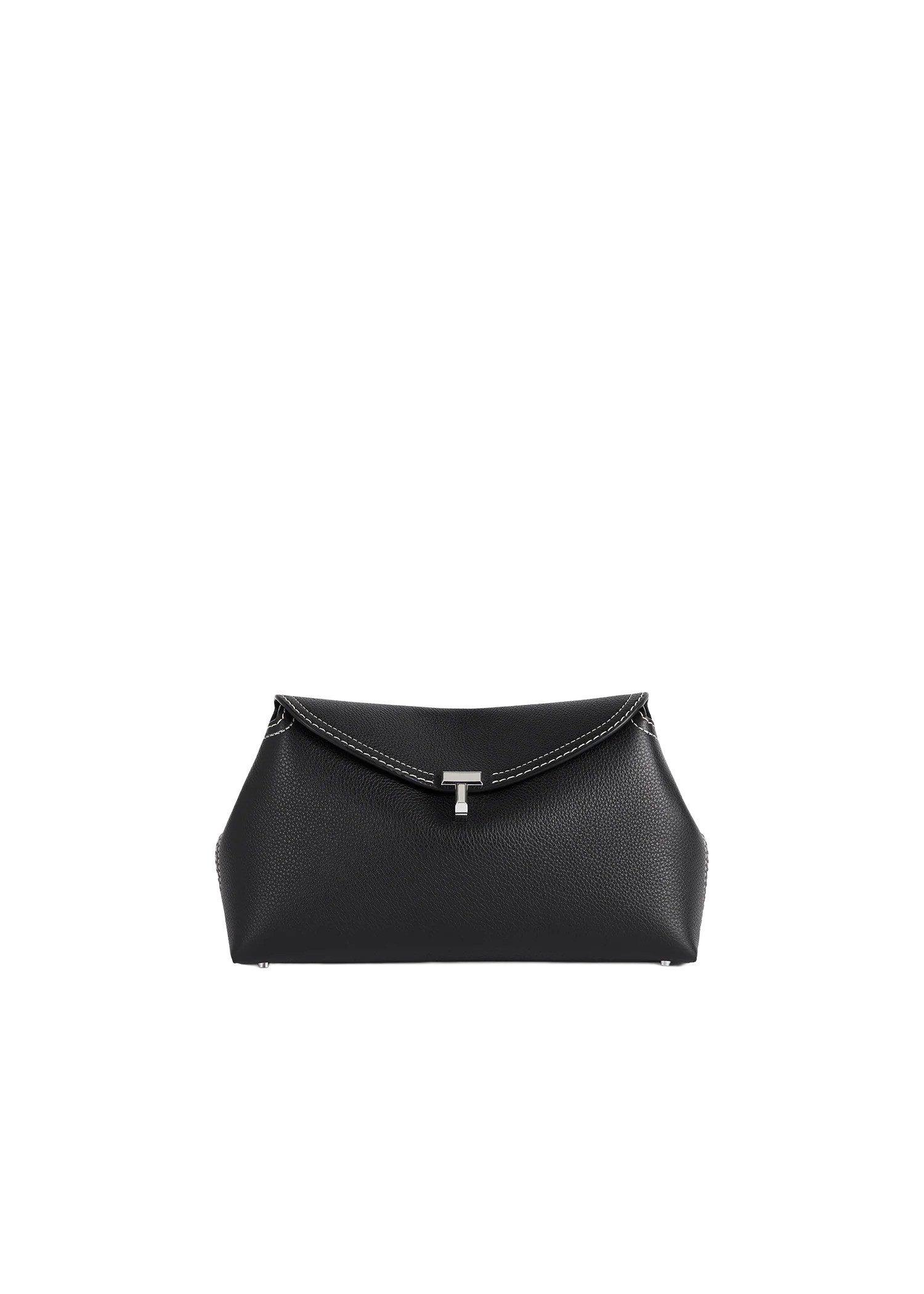 TOTEME Clutch T Lock Leather Clutch