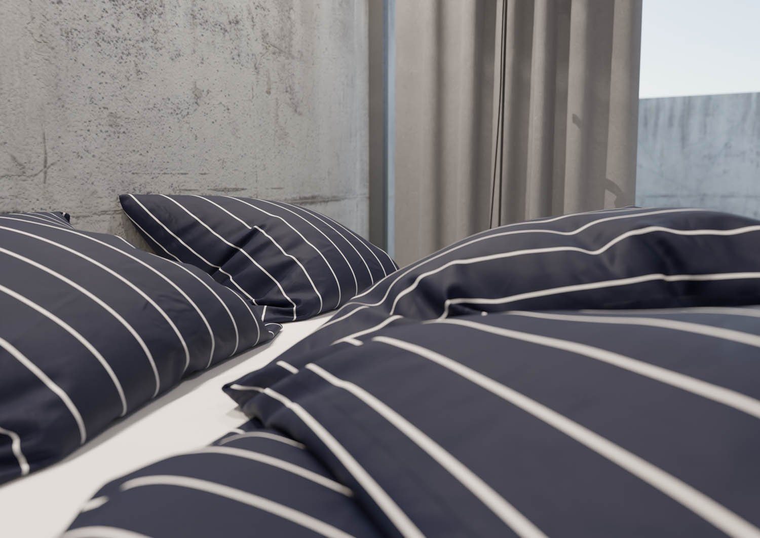 BETTWAESCHE-MIT-STIL Bettwäsche Mako Satin Bettwäsche Urban günstig online kaufen