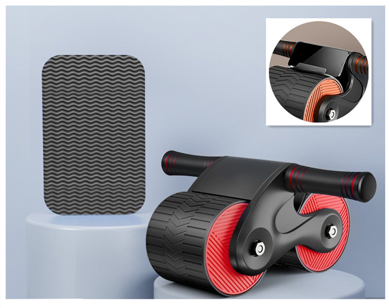 Bauchmuskelmaschine Bauchtrainer Bauchmuskeltrainer,Abdominal Trainer Wheel Fitness