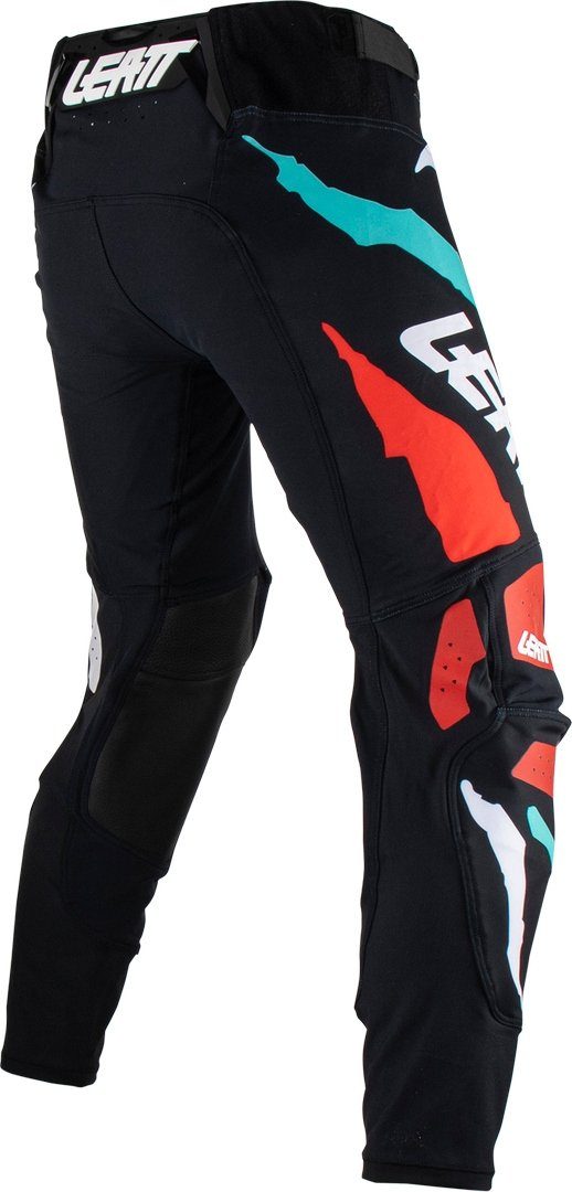 IKS Black/Red/Blue Tiger Motocross Hose 5.5 Leatt Motorradhose