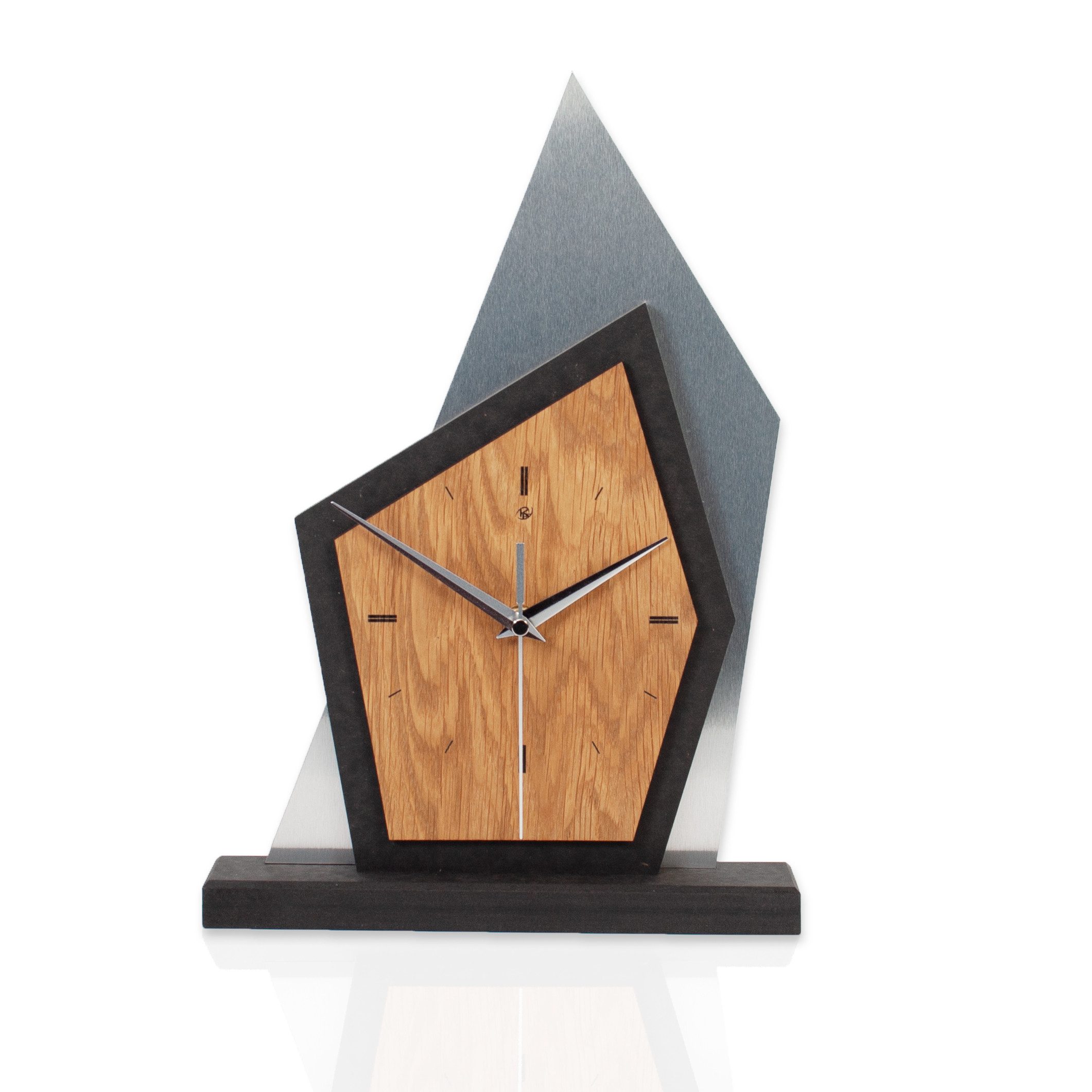 Standuhr Designer-Standuhr „Mountain Range“ aus Holz