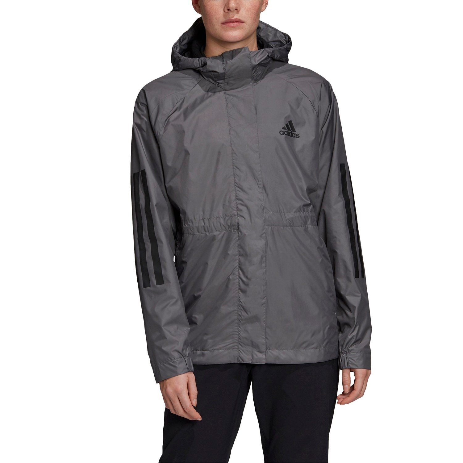 adidas Performance Funktionsjacke BSC 3S Wind grau Damen günstig online kaufen