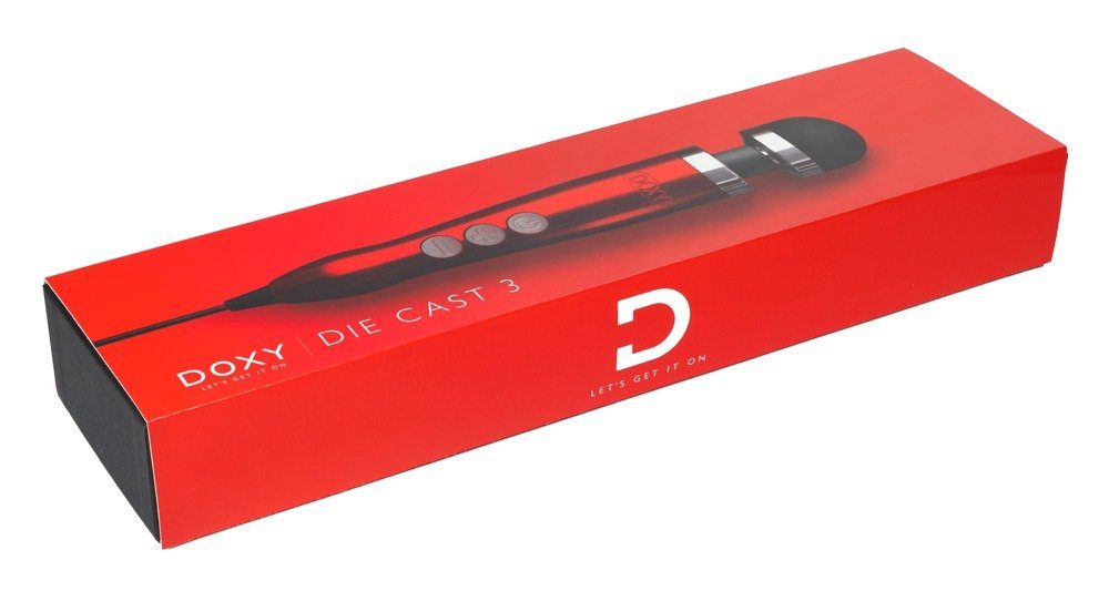 Doxy Wand Massager Die Cast 3 rot