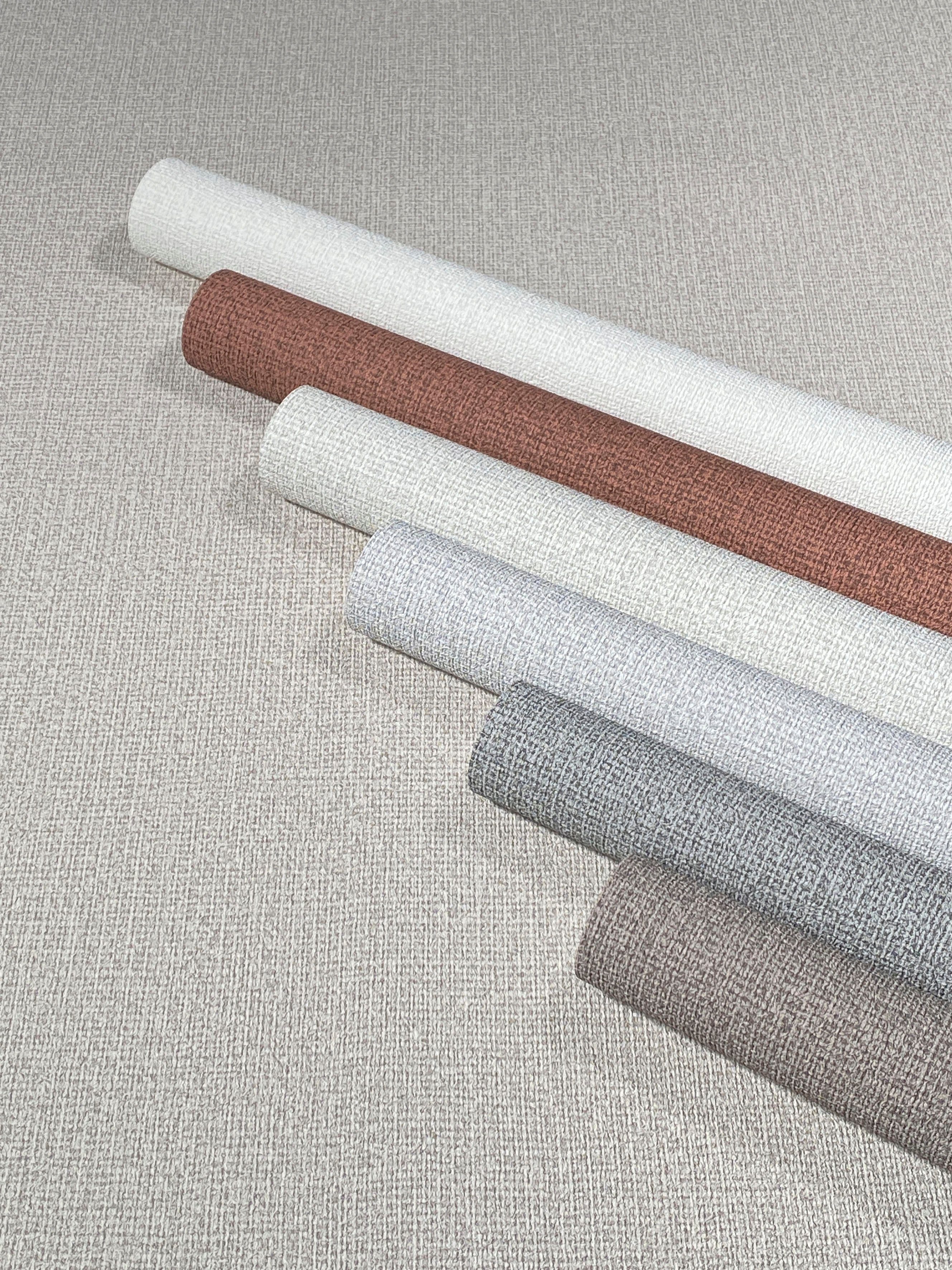 Marburg Vliestapete Yute, texturiert, uni, moderne Tapete für Wohnzimmer Schlafzimmer Küche