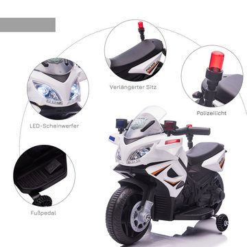 HOMCOM Elektro-Kindermotorrad Kinder Elektro-Motorrad, Belastbarkeit 25 kg, (1-tlg), inkl. Akku und Ladegerät
