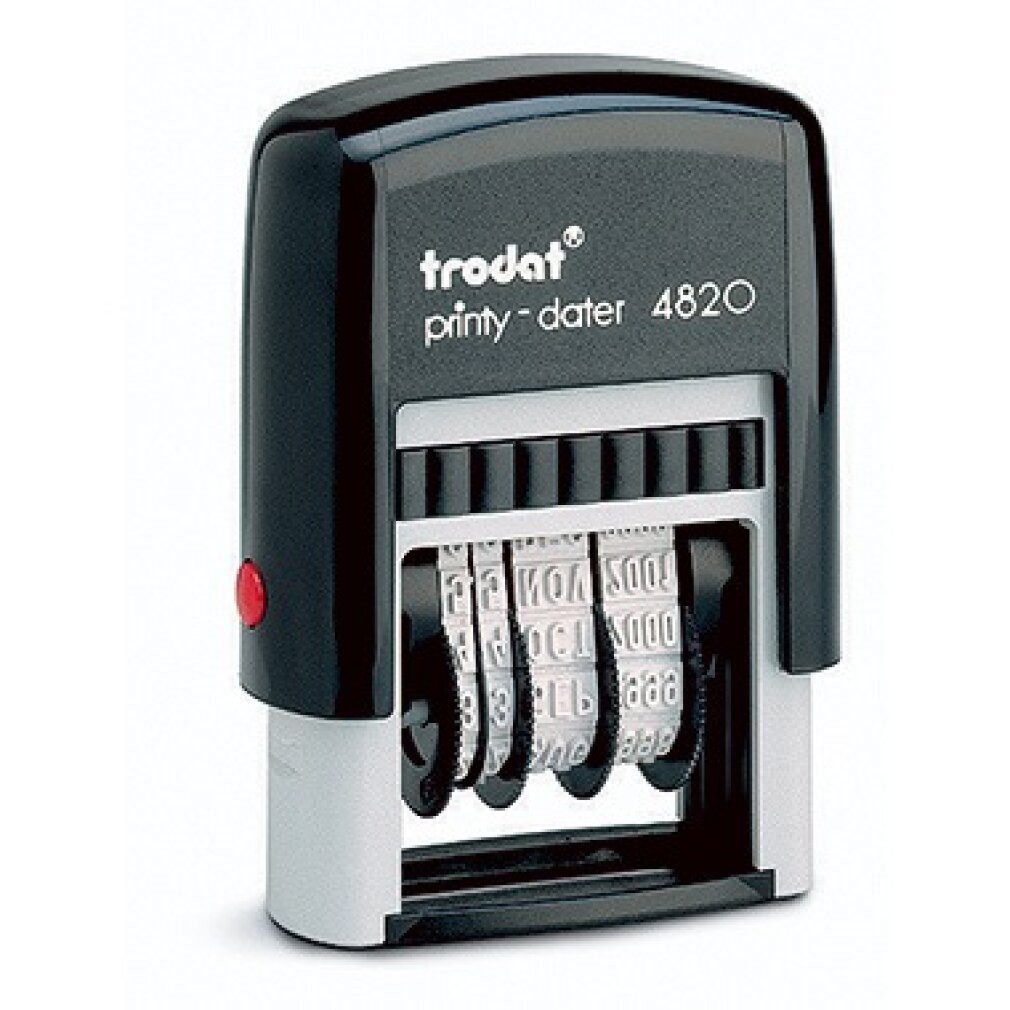 TRODAT Stempel Stempel Printy 4820 74003 Datum 4 25x4 mm (BxH) 1 Druckzeile schwarz