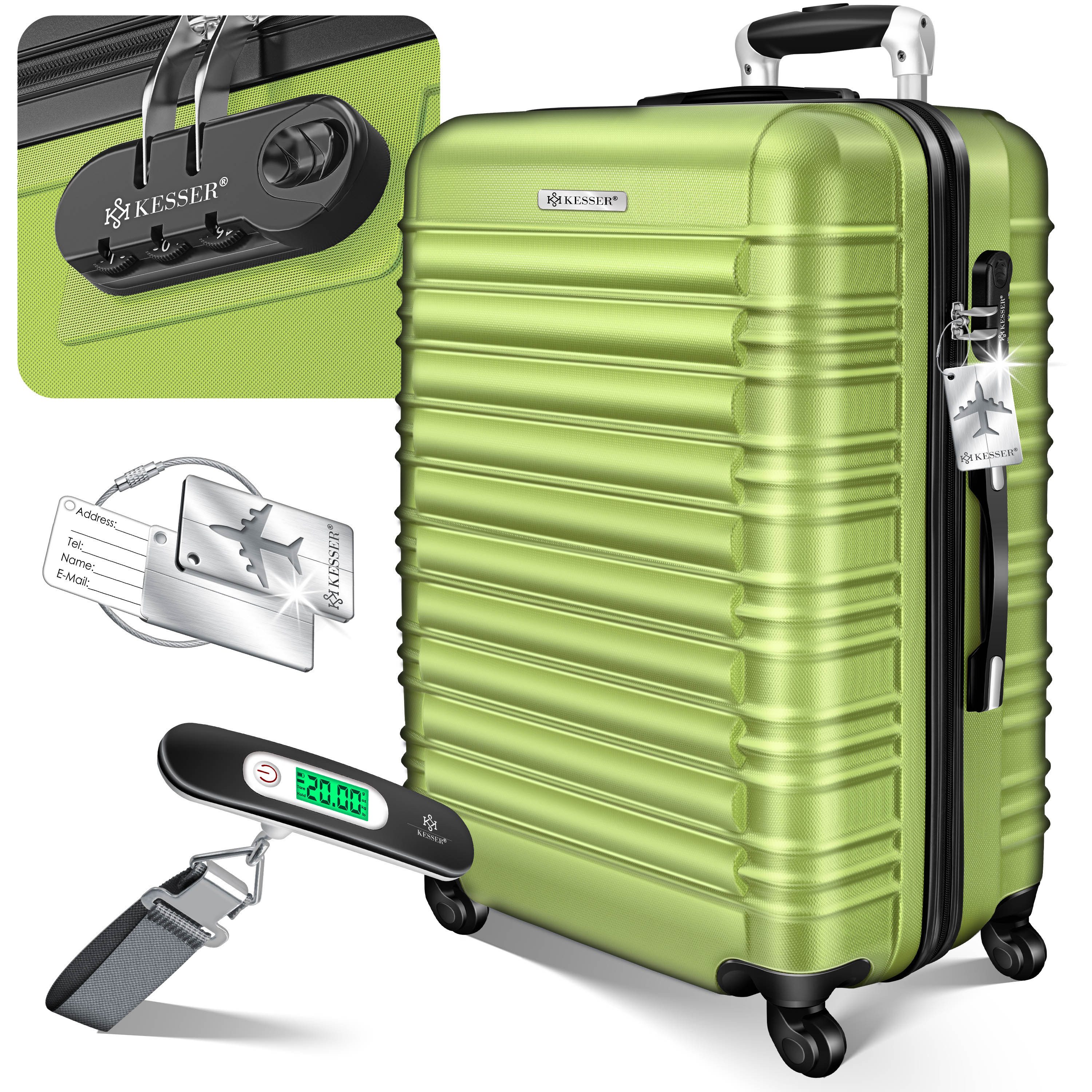 KESSER Hartschalen-Trolley Reisekoffer 120L Koffer Inkl. Kofferwaage + Gepä günstig online kaufen