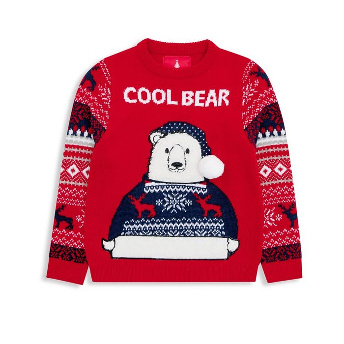 Threadboys Weihnachtspullover Bear