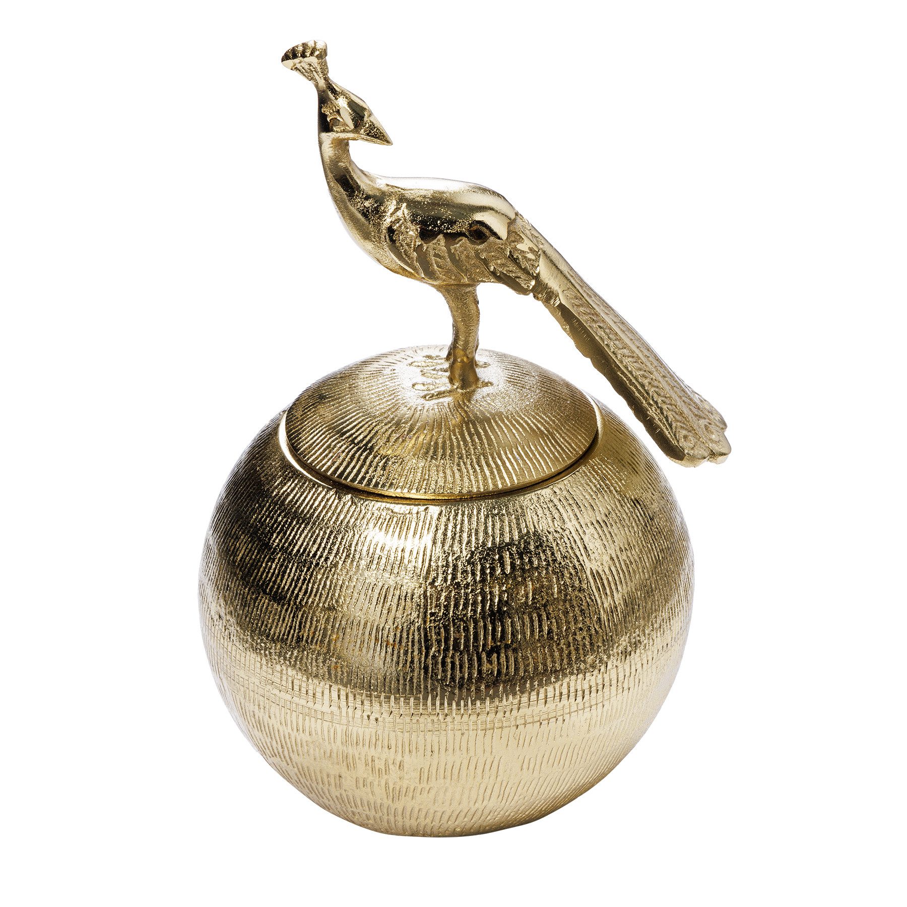 riess-ambiente Aufbewahrungsdose WILDLIFE BIRD 30cm gold antik – Metall-Dek günstig online kaufen