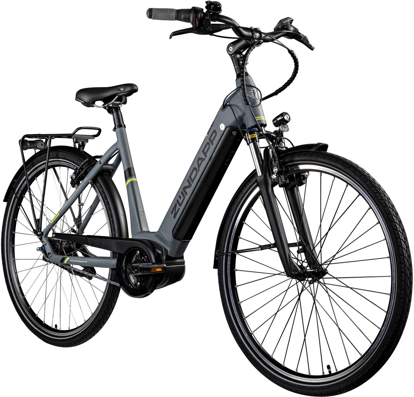 Thumbnail - Zündapp E-Bike Cityrad X600, 7 Gang Shimano Nexus Schaltwerk, Nabenschaltung, Mittelmotor, 400 Wh, Pedelec, Elektrofahrr...