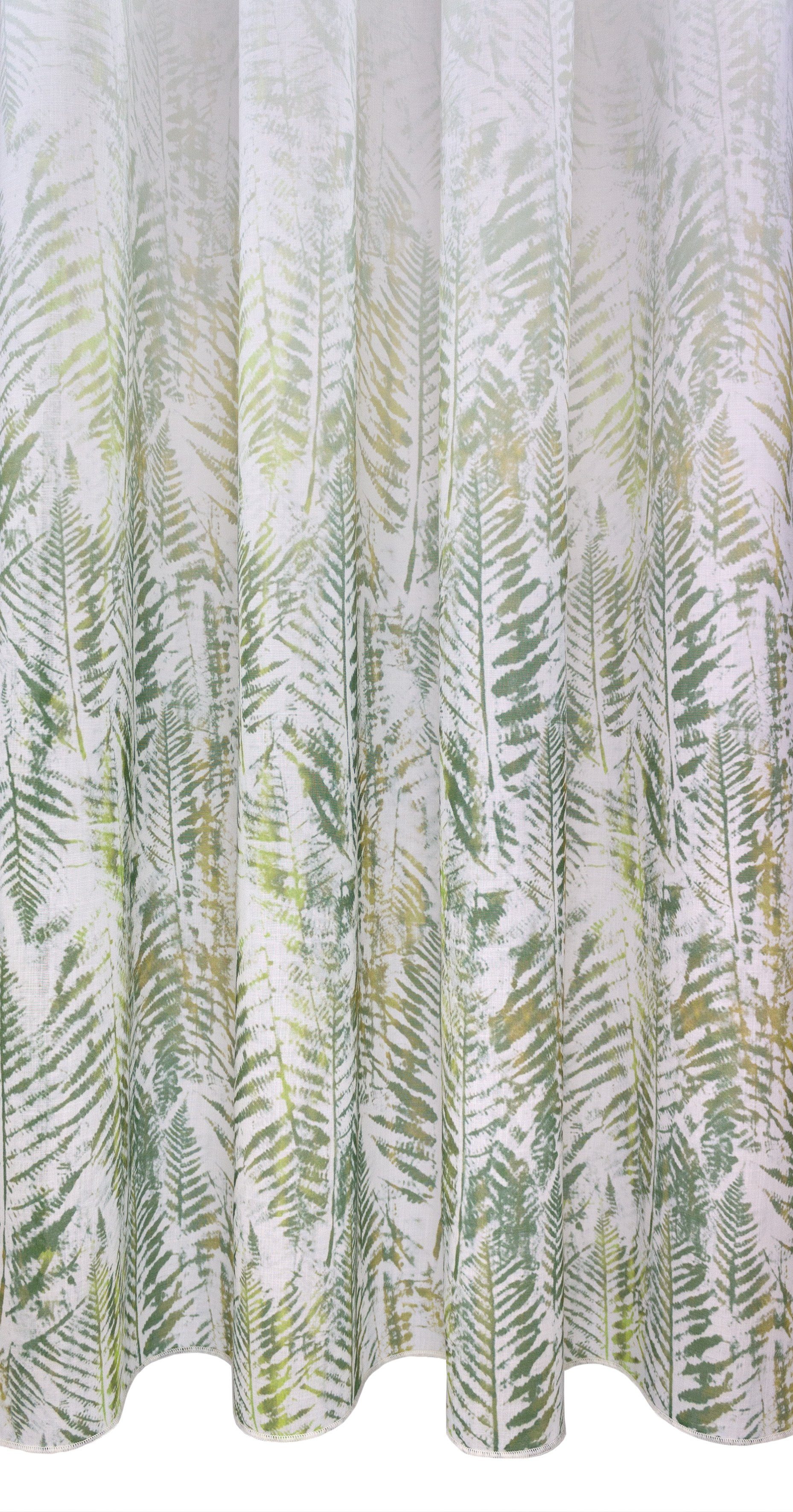 Vorhang Alessa, VHG, grün Aquarell Ösen St), (1 Digitaldruck, Farbverlauf