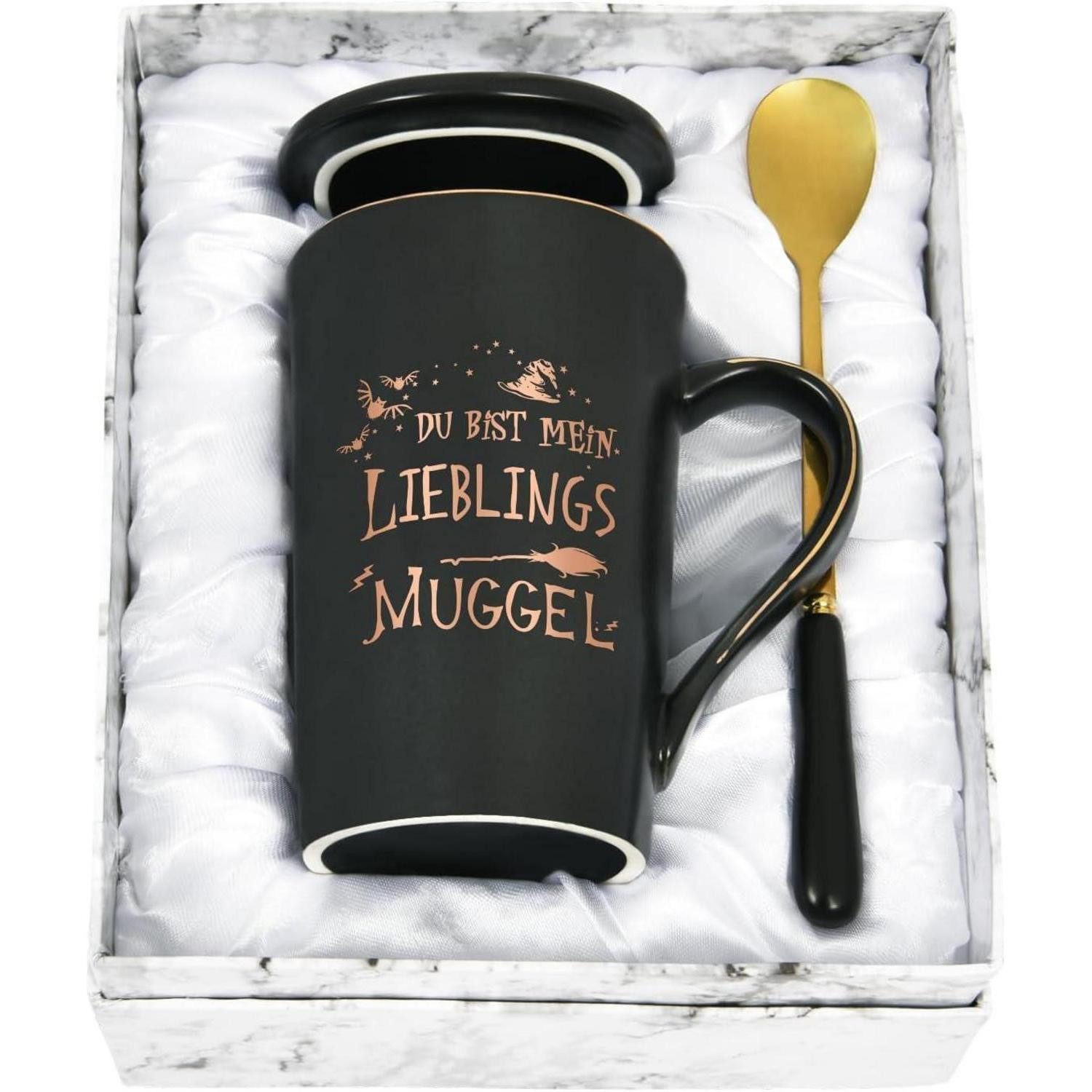 Joymaking Tasse Kaffeetasse Lustige Geschenk Spruch Lieblings Muggel Weihnachten 400ml