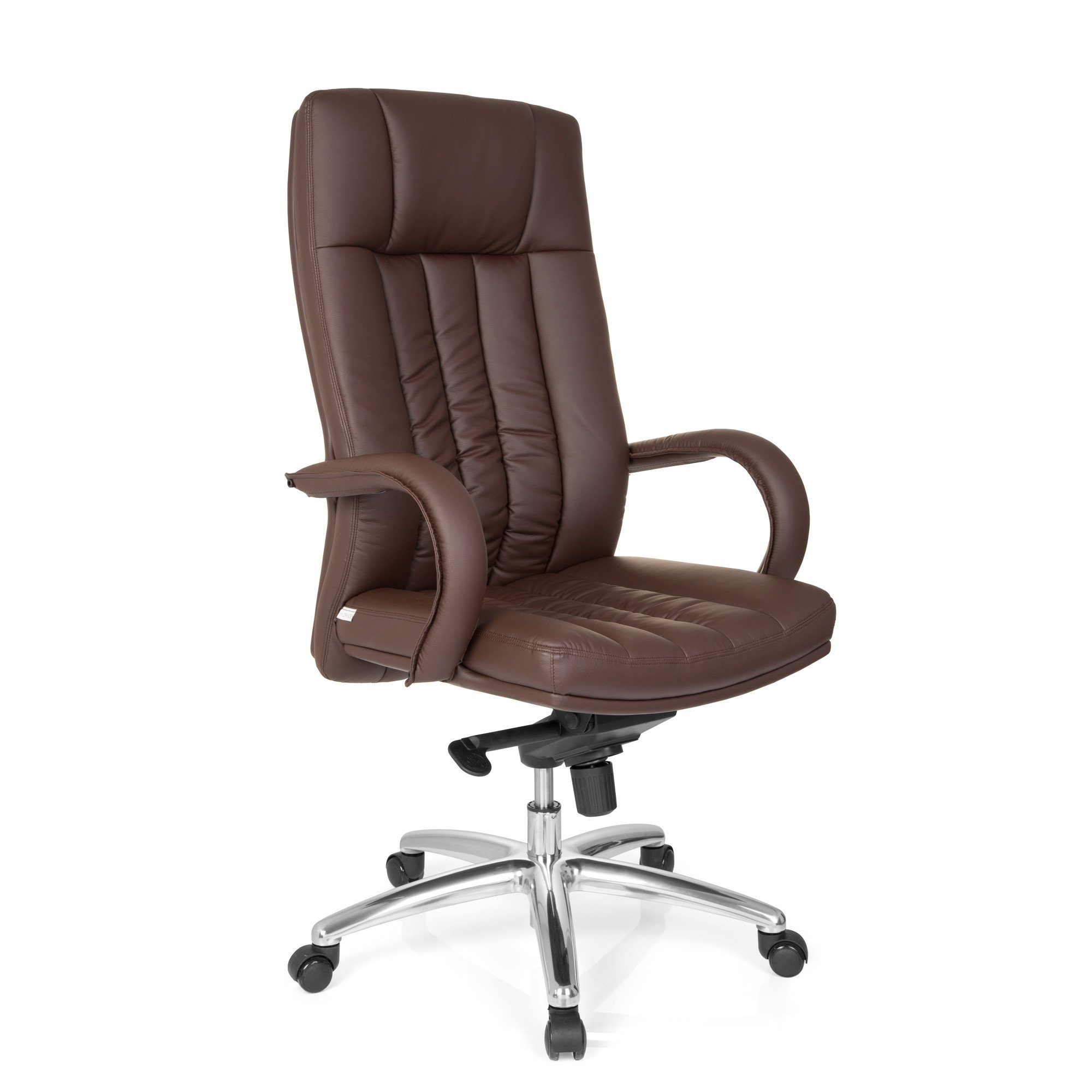 ergonomisch Kunstleder G OFFICE hjh XXL Drehstuhl Drehstuhl XXL Bürostuhl Chefsessel Armlehnen 300 St), mit Braun (1