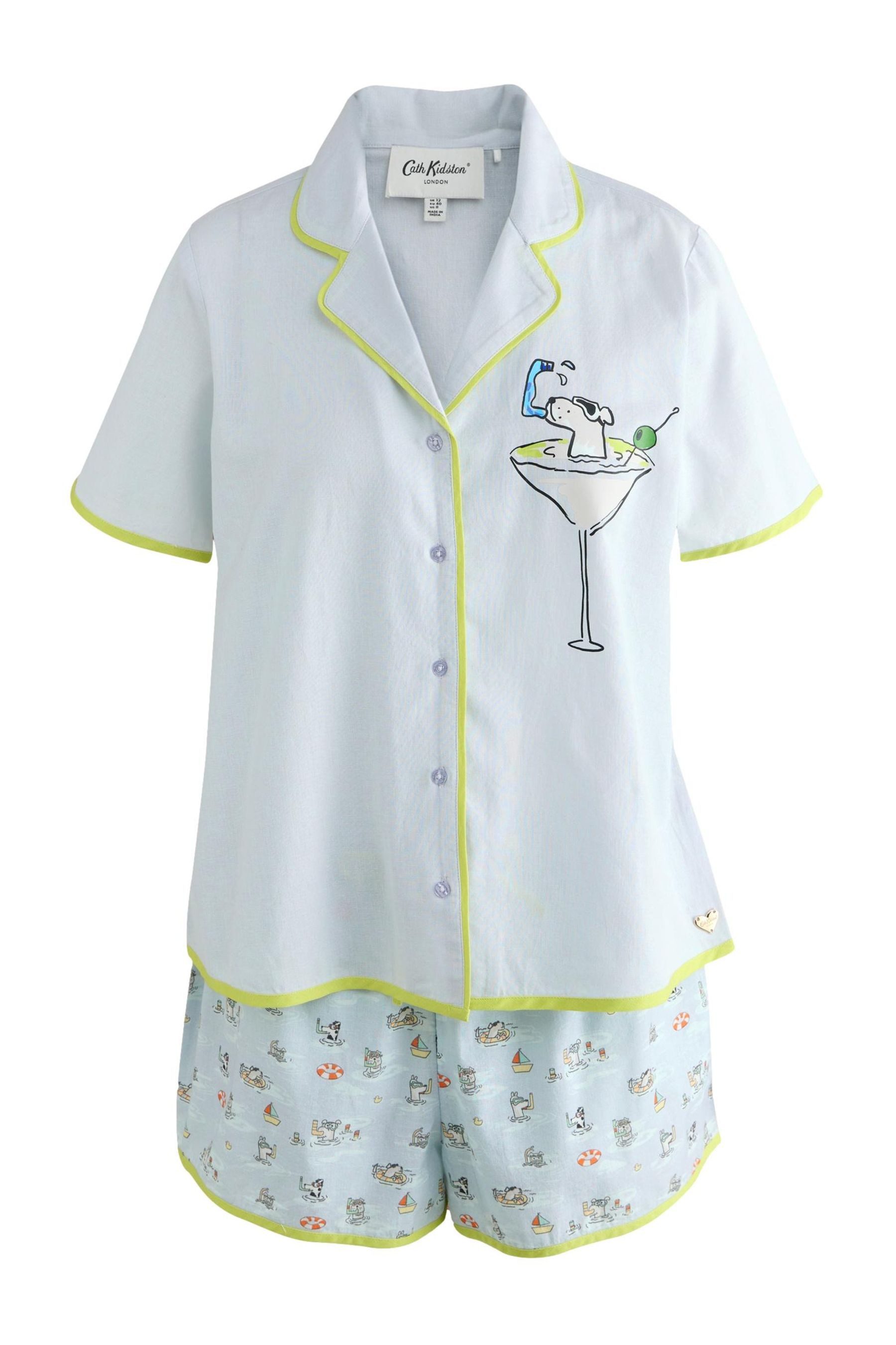 Pyjama Cath Kidston Stanley Dog kurzer Schlafanzug