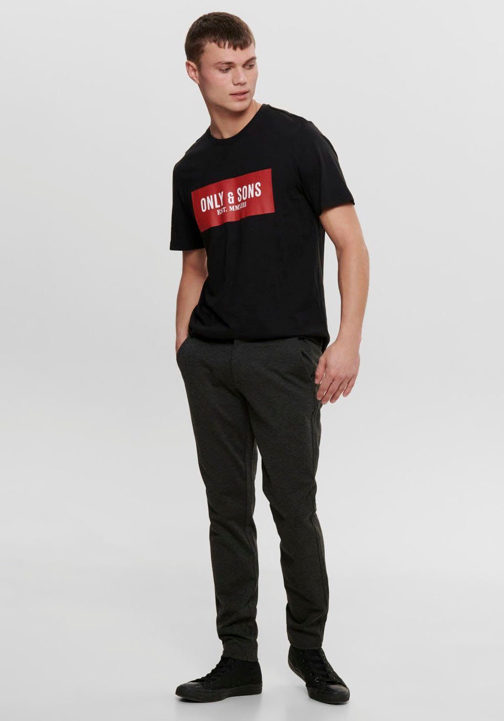 ONLY & SONS Chinos ONSMARK SLIM GW 0209 PANT NOOS – Bild 4 von 5