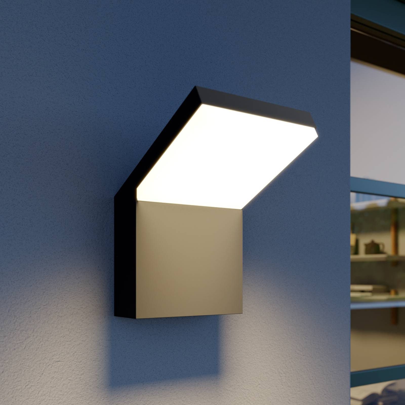Arcchio Außen-Wandleuchte Yolena, 1 x 14,8 W LED, warmweiß