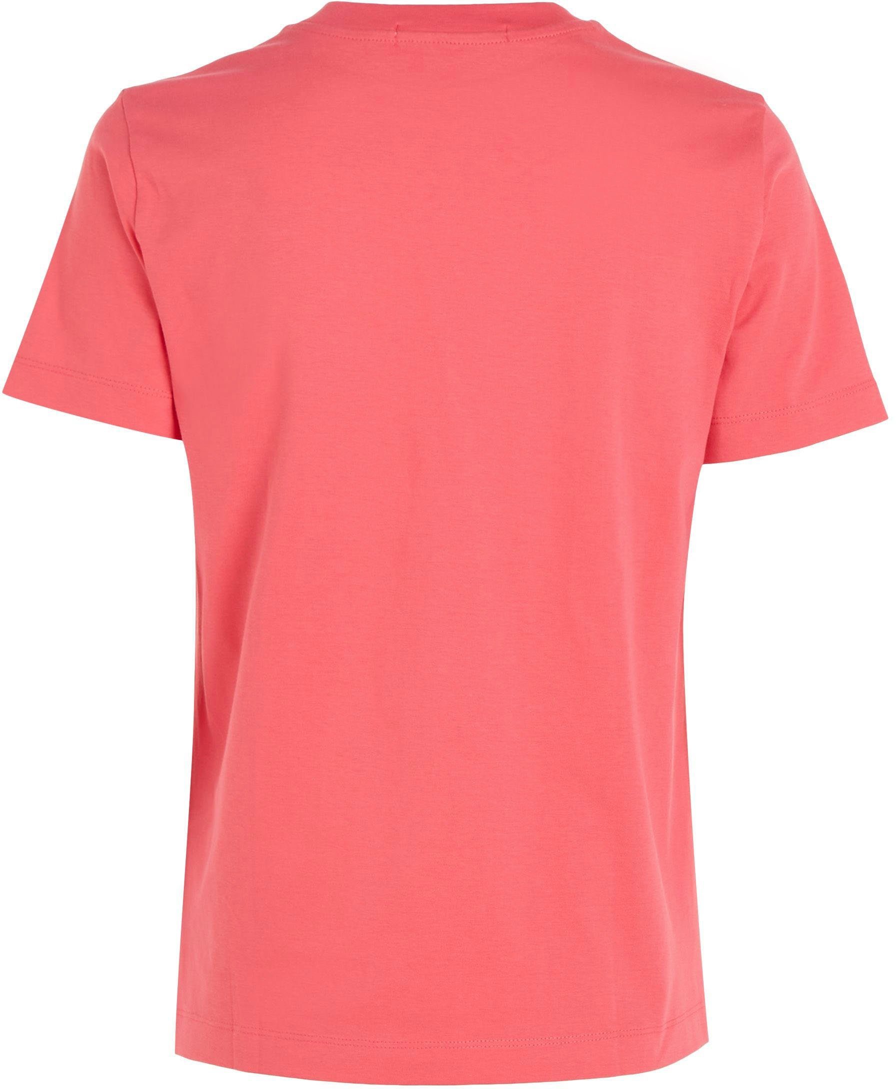 Calvin Klein Jeans T-Shirt Baumwolle pink aus reiner