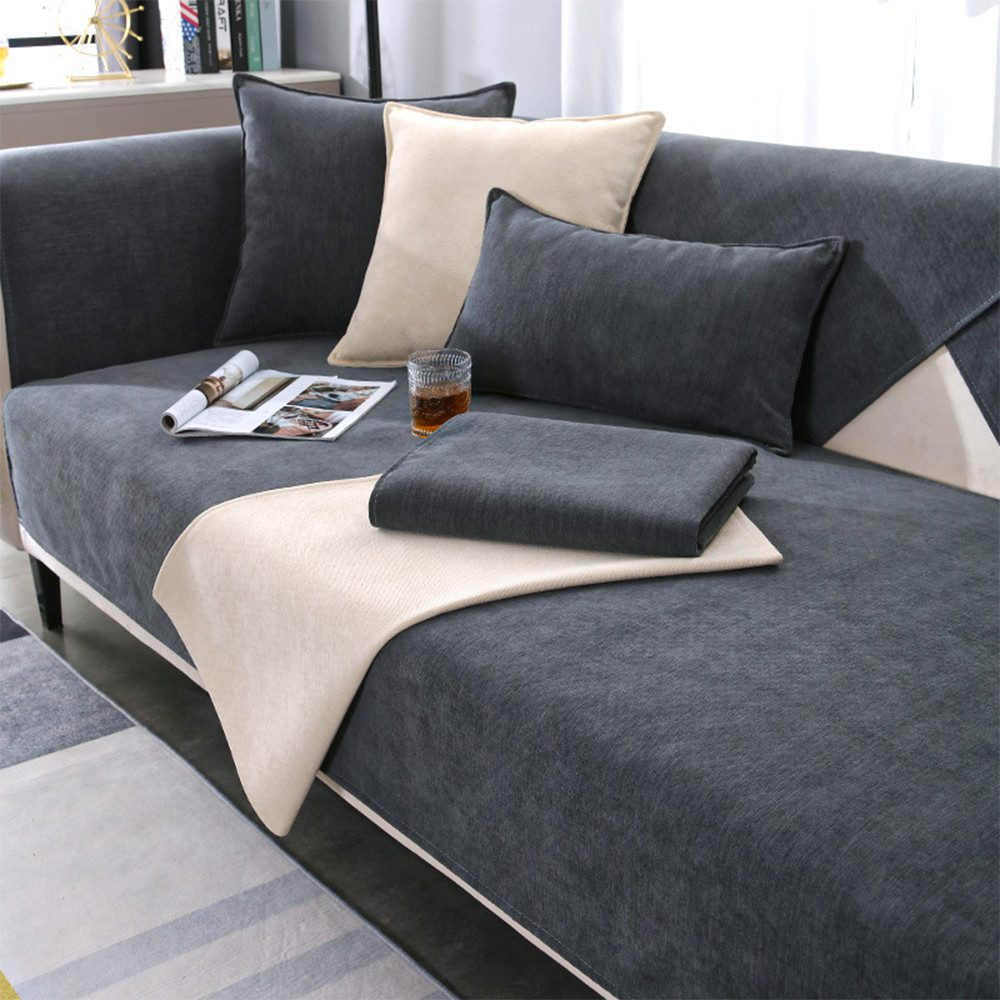 TUWENA Sofabezug Sofabezug für alle Jahreszeiten, Sofa Abdeckung 1 2 3 4 Sitzer