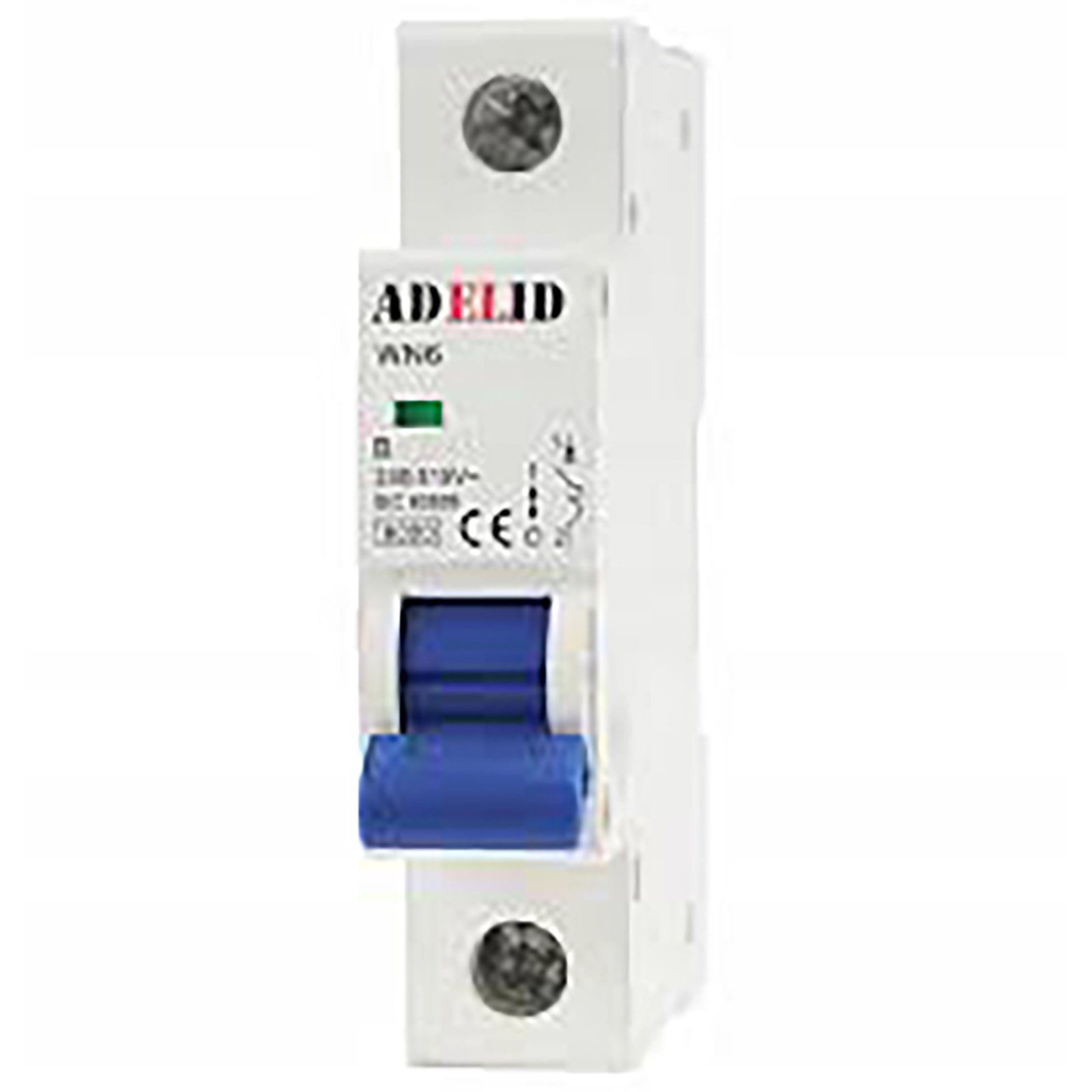 ADELID Schalter, LS-Schalter Leitungsschutzschalter Sicherungsautomat 1-polig B 1A 230/400 V AC