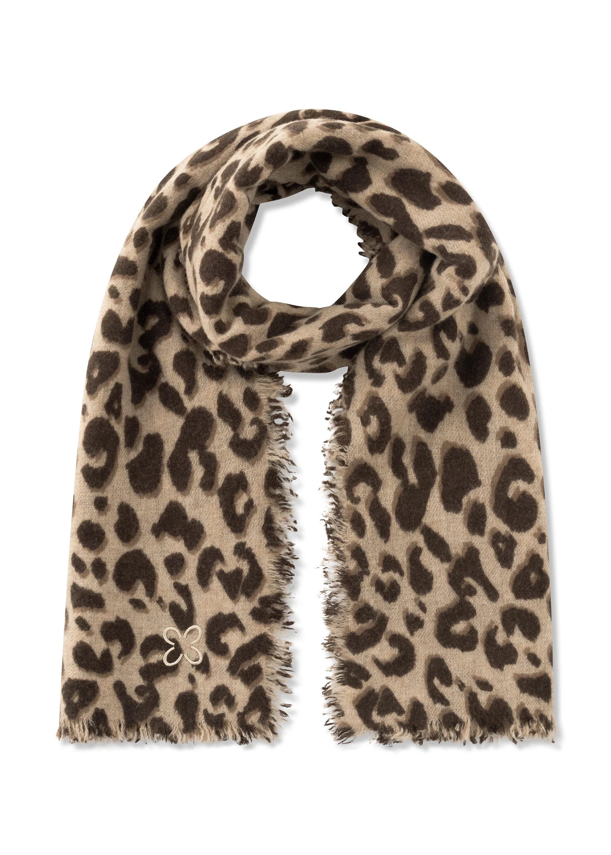 Codello Modeschal Codello Schal aus Woll-Kaschmir-Mischung mit Leo-Print, F günstig online kaufen