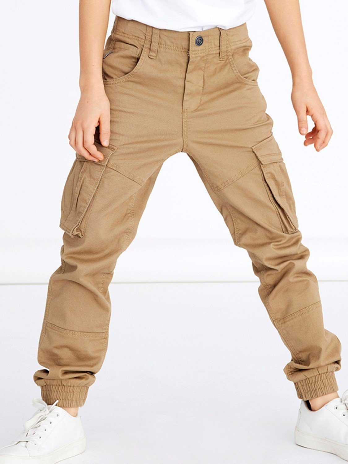 Jogger 4488 für It in Freizeithose Name Cargo Hose Chino NKMRYAN Hellbraun Jungen Cargohose