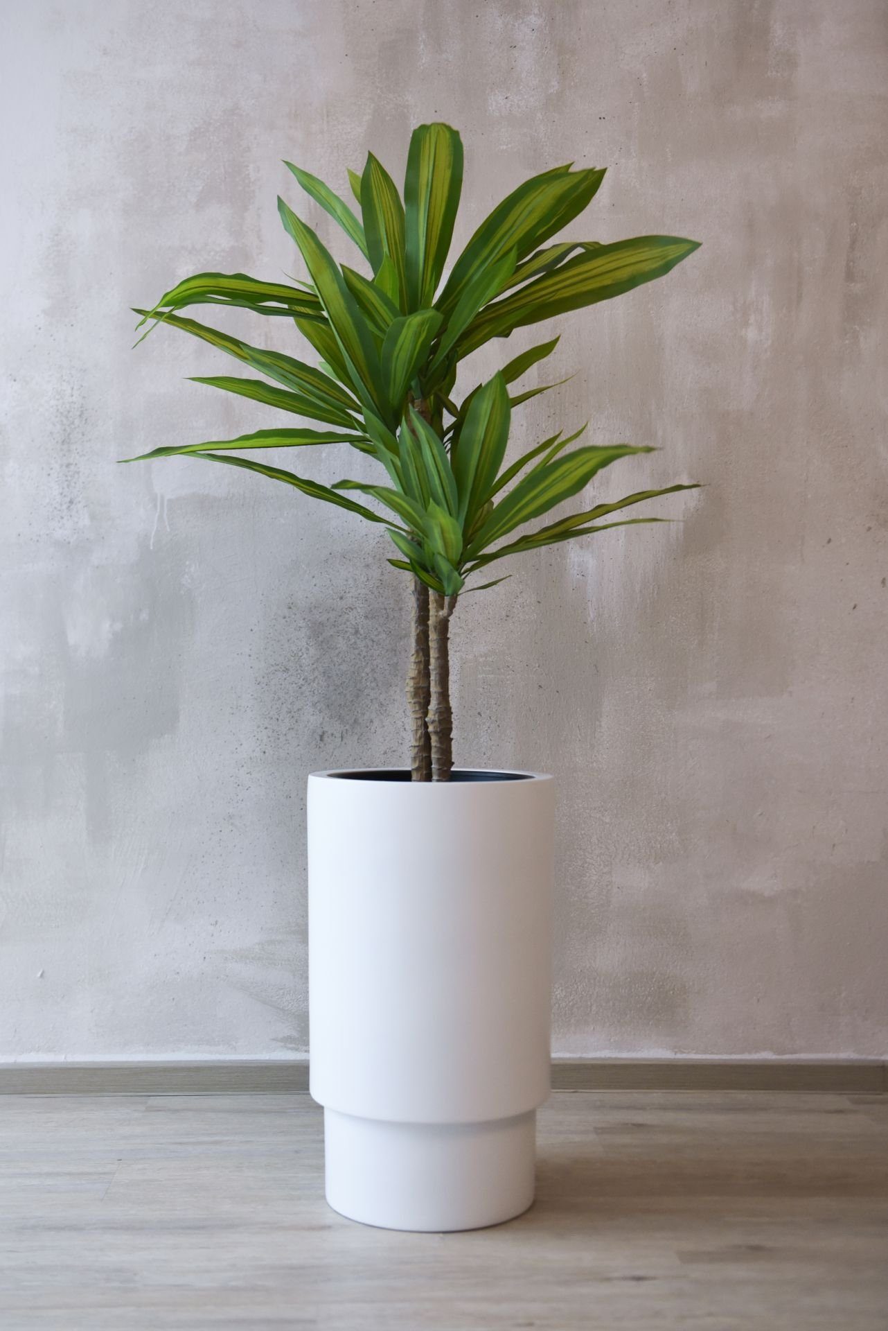 VIVANNO Blumentopf Fiberglas ESCADA Rund - günstig online kaufen