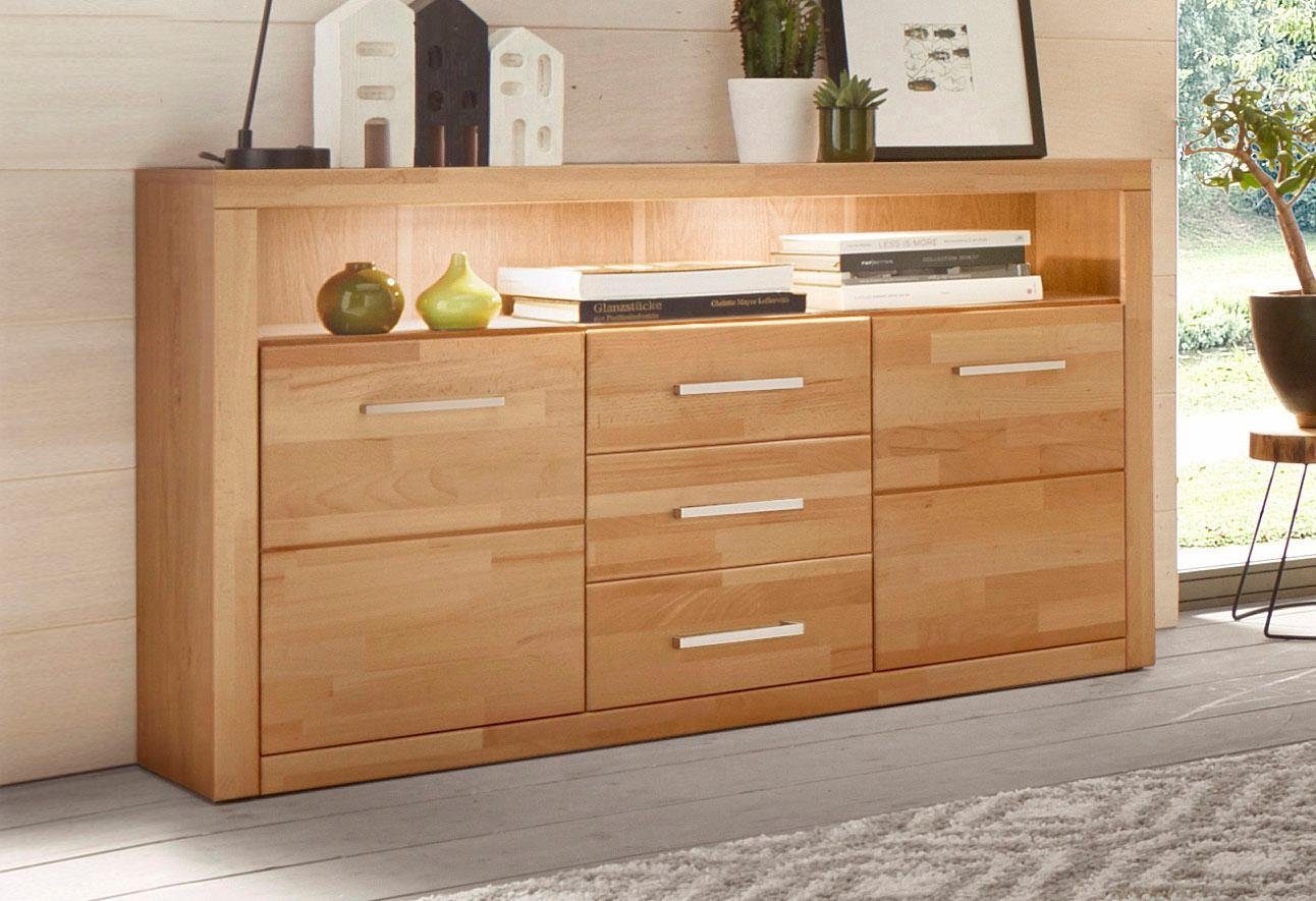 Home affaire Sideboard Ribe, Breite 130 cm