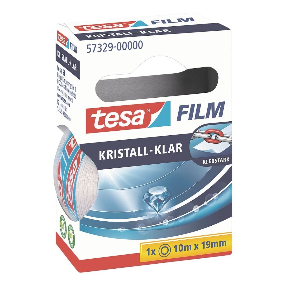 tesa Klebeband kristall-klar (1-St) 19 mm/10 günstig online kaufen