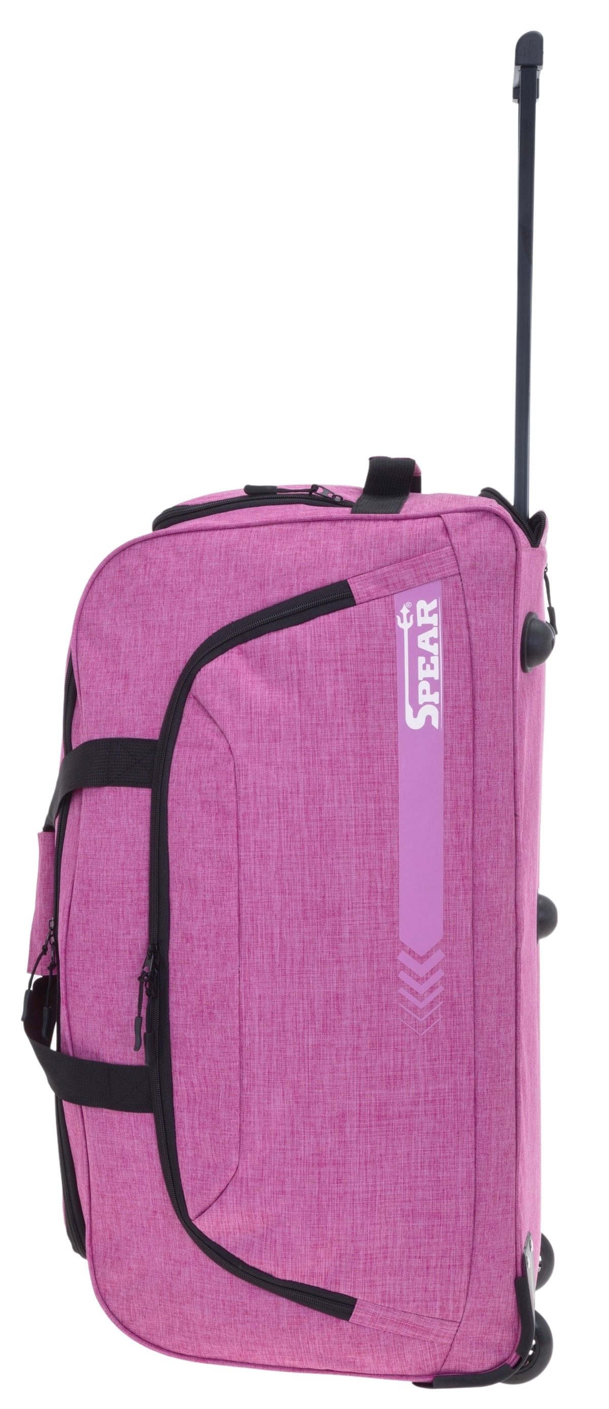 Spear Bags Trolley Cruiser Reisetasche 85 L 68 cm Trolly mit Schultergurt, Reise Tasche Rollen Schuhfach Damen Herren + Koffergurt – Bild 4 von 5