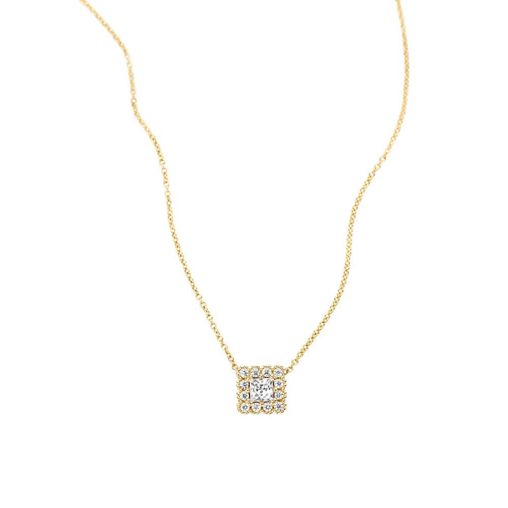 Blush Kette mit Anhänger 3197YZI, quadratischer Anhänger
