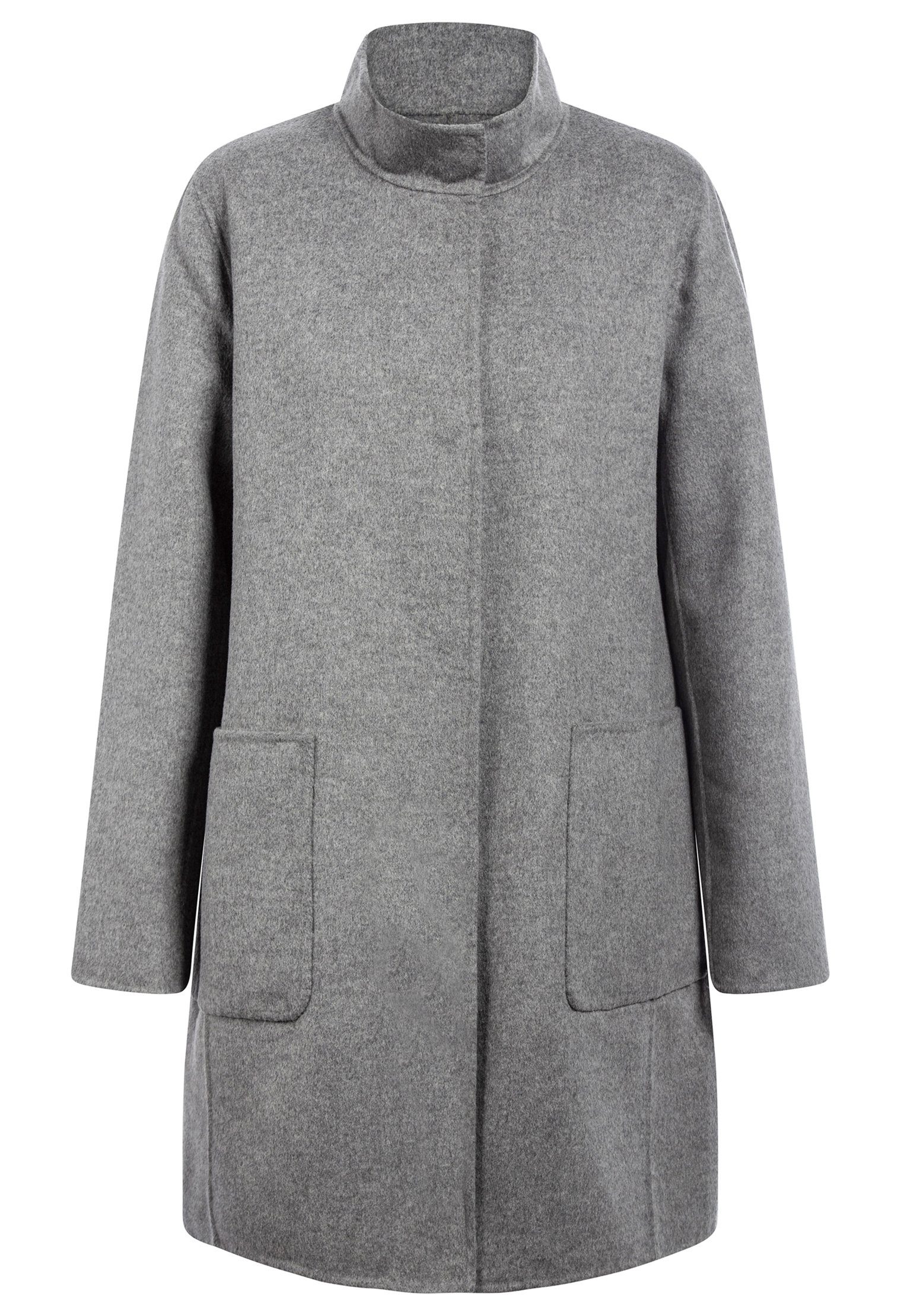 Wolljacke Manisa Silber-Grau WOLLMANTEL