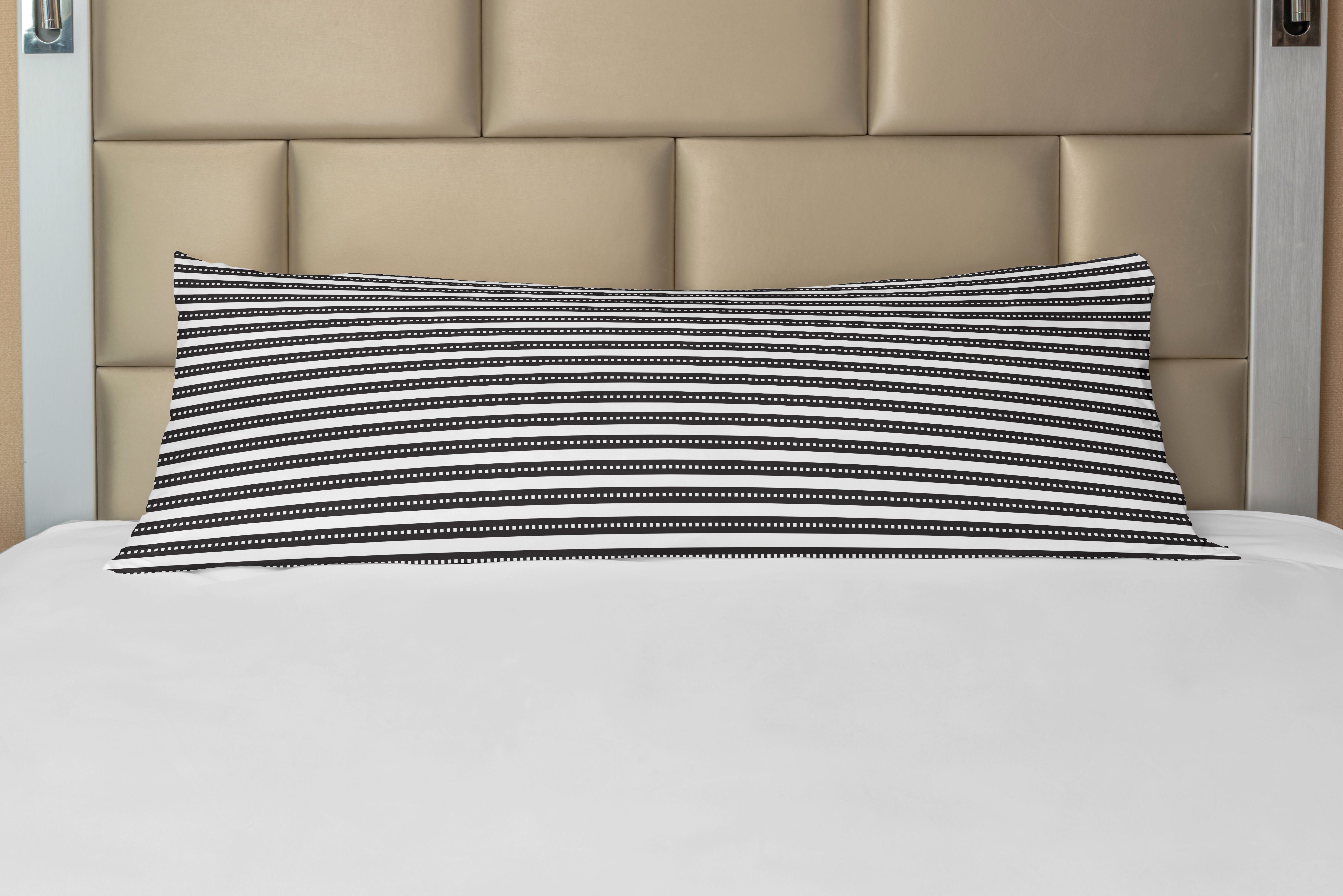 Deko-Akzent abstrakte Streifen Langer Symmetric Abakuhaus, Kissenbezug, Moderne Seitenschläferkissenbezug
