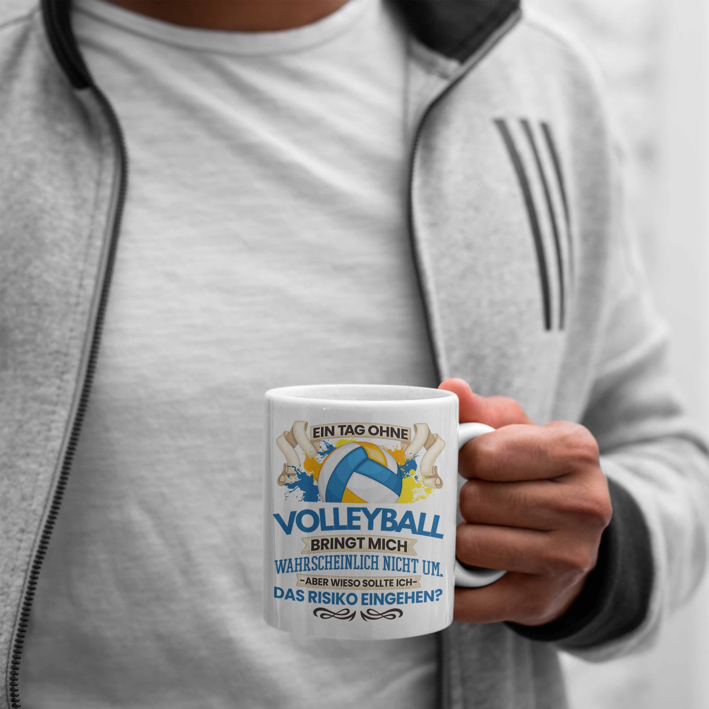 Geschenk Volleyball Volleyball-Trainer Tasse für Trendation Trendation Spieler - Weiss Tasse
