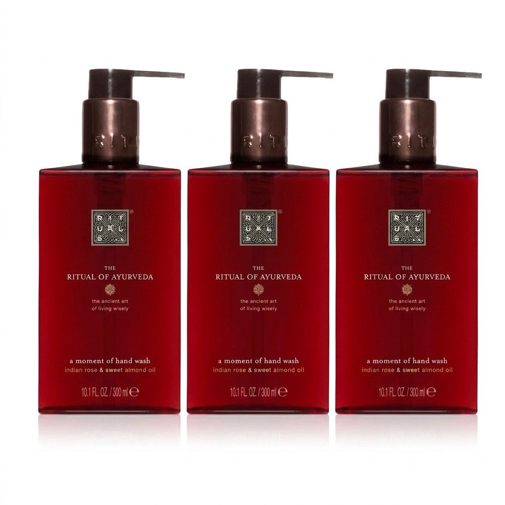 Rituals Flüssigseife Rituals The Ritual Of Ayurveda Hand Wash 3er Set, 1-tlg., Praktisches 3er Set für den Vorrat