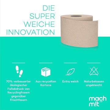 mach m!t Toilettenpapier PURE - 3-lagig - extra weich, besonders nachhaltig (8-St)