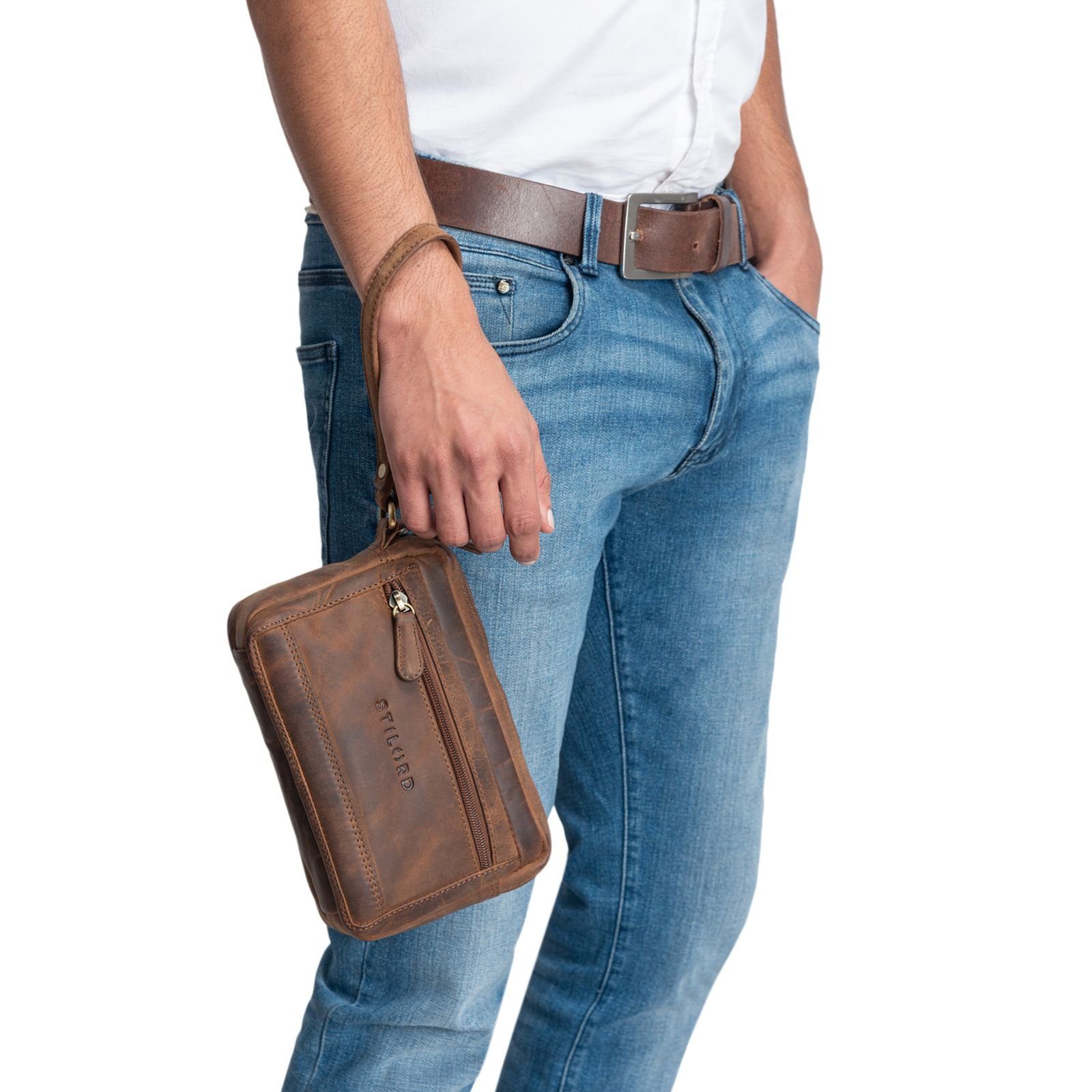 STILORD Handtasche "Pax" Handgelenktasche Herren günstig online kaufen