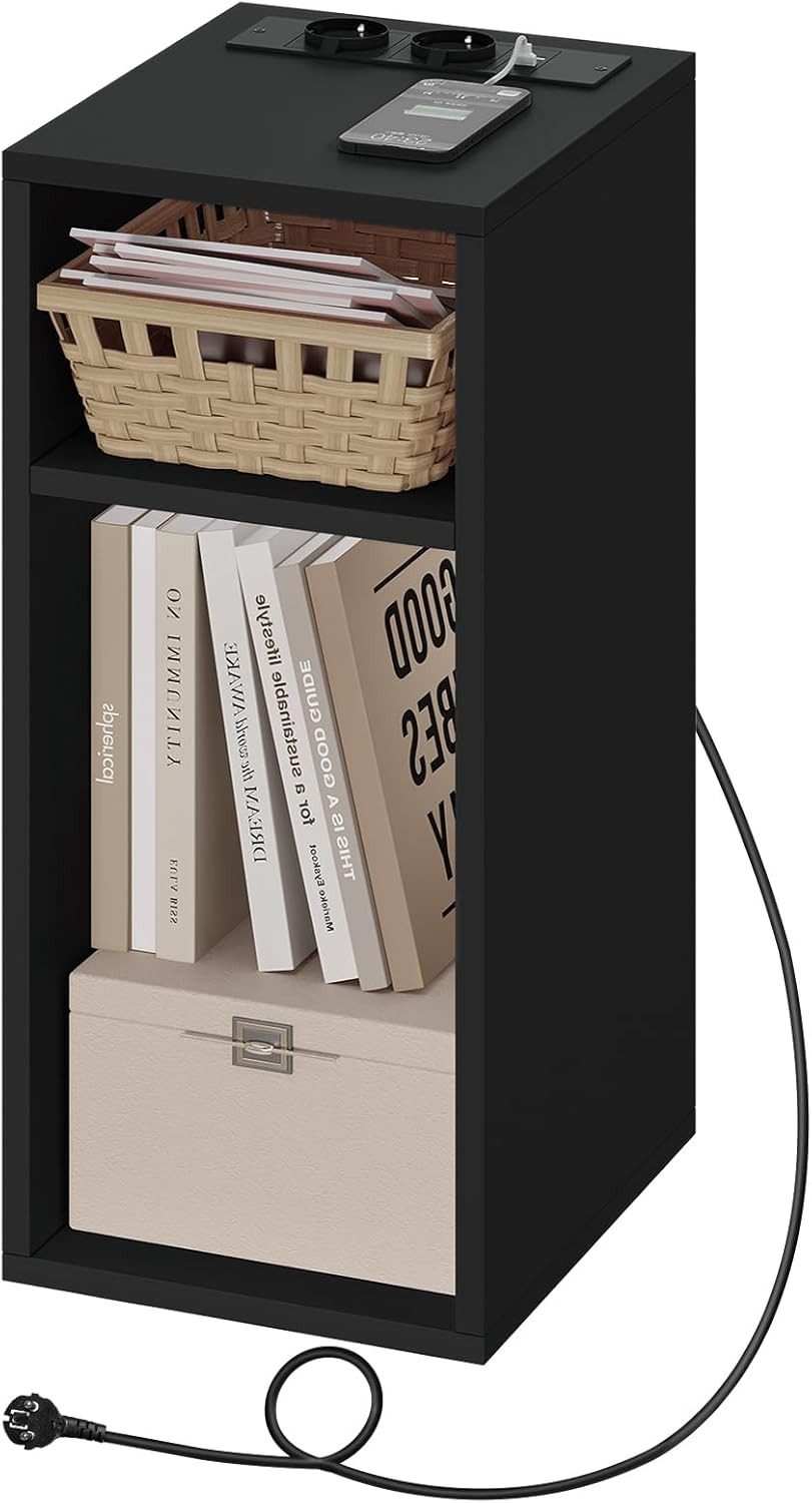 Woltu Nachttisch (1-St), mit Ladefunktion, schmaler Beistelltisch günstig online kaufen