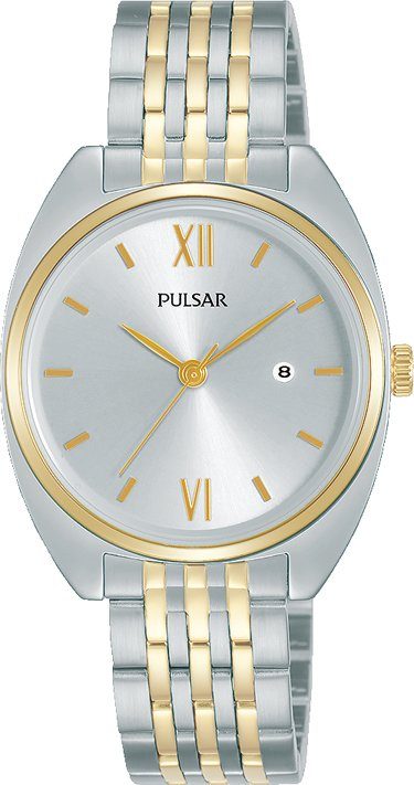 Pulsar Quarzuhr PH7556X1, Gehäuse aus Edelstahl, bicolor PVD-beschichtet, Ø  ca. 30 mm