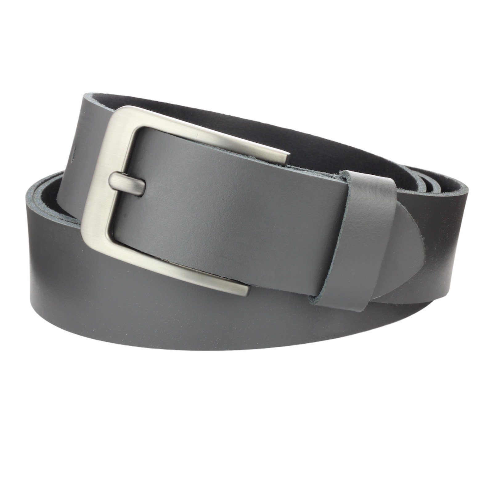 Manza Ledergürtel Gürtel Ledergürtel 4cm breit Echt Leder Jeansgürtel Unisex Kürzbar
