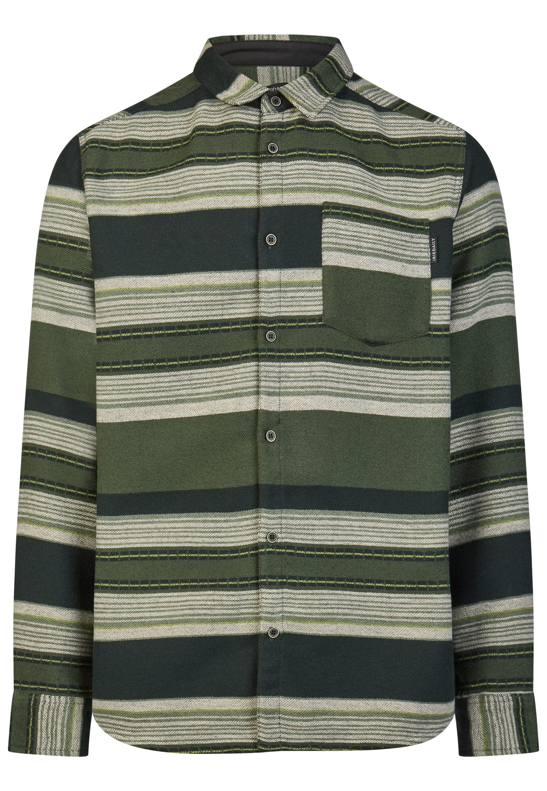 iriedaily Hemdjacke Santania Shirt - Warme Hemdjacke aus Jacquard Kunstwolle