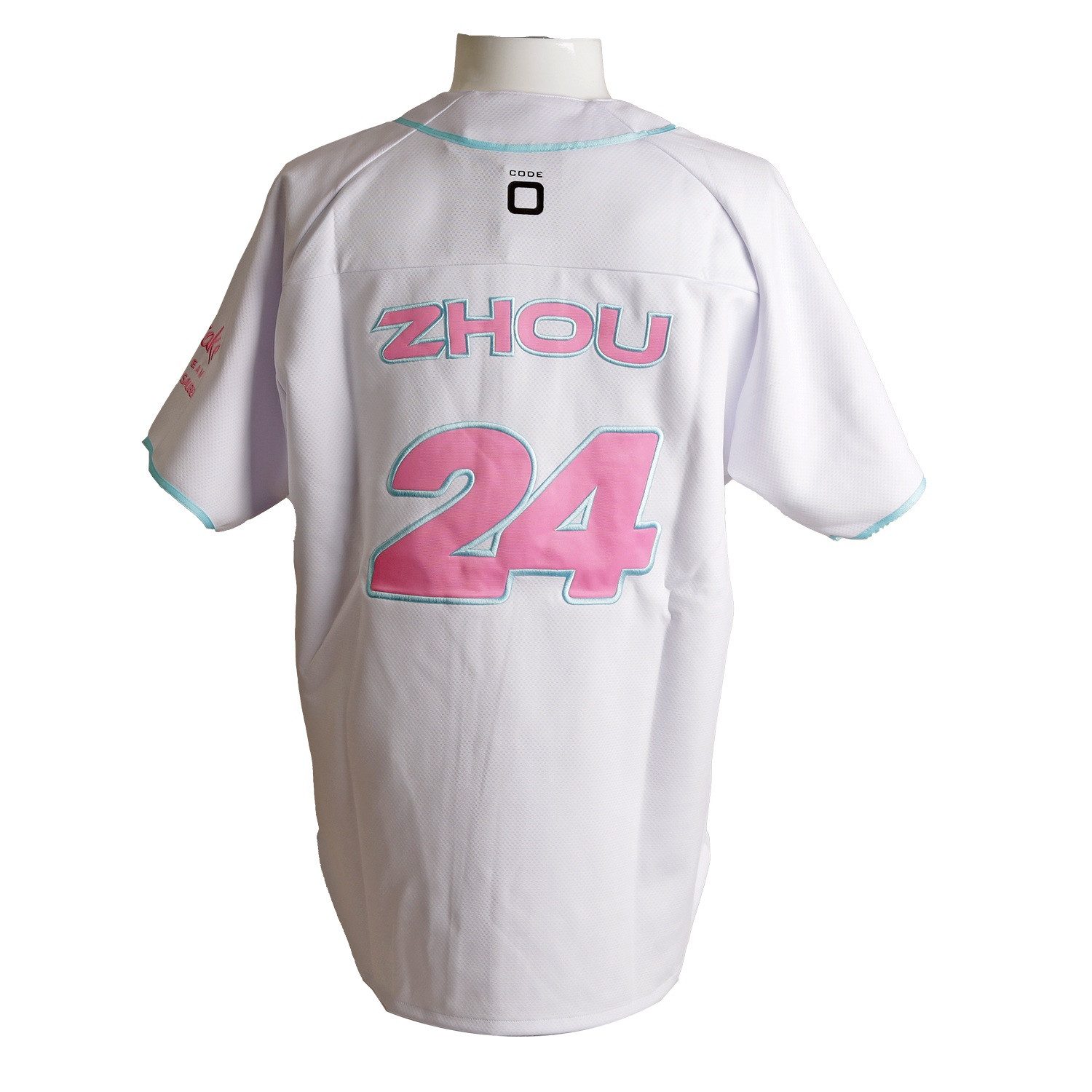 CODE-ZERO T-Shirt T-Shirt Kick Sauber F1 Team Herren Jersey Miami Baseball Shirt Zhou Guanyu 24 Rundhals Kurzarm Shirt Stickerei