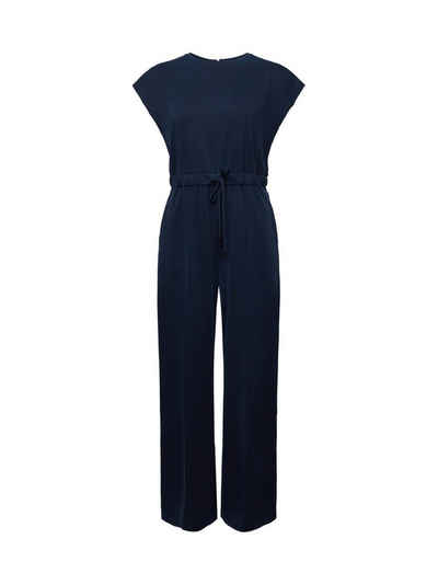 Esprit Overall Ärmelloser Jumpsuit mit Faltennaht