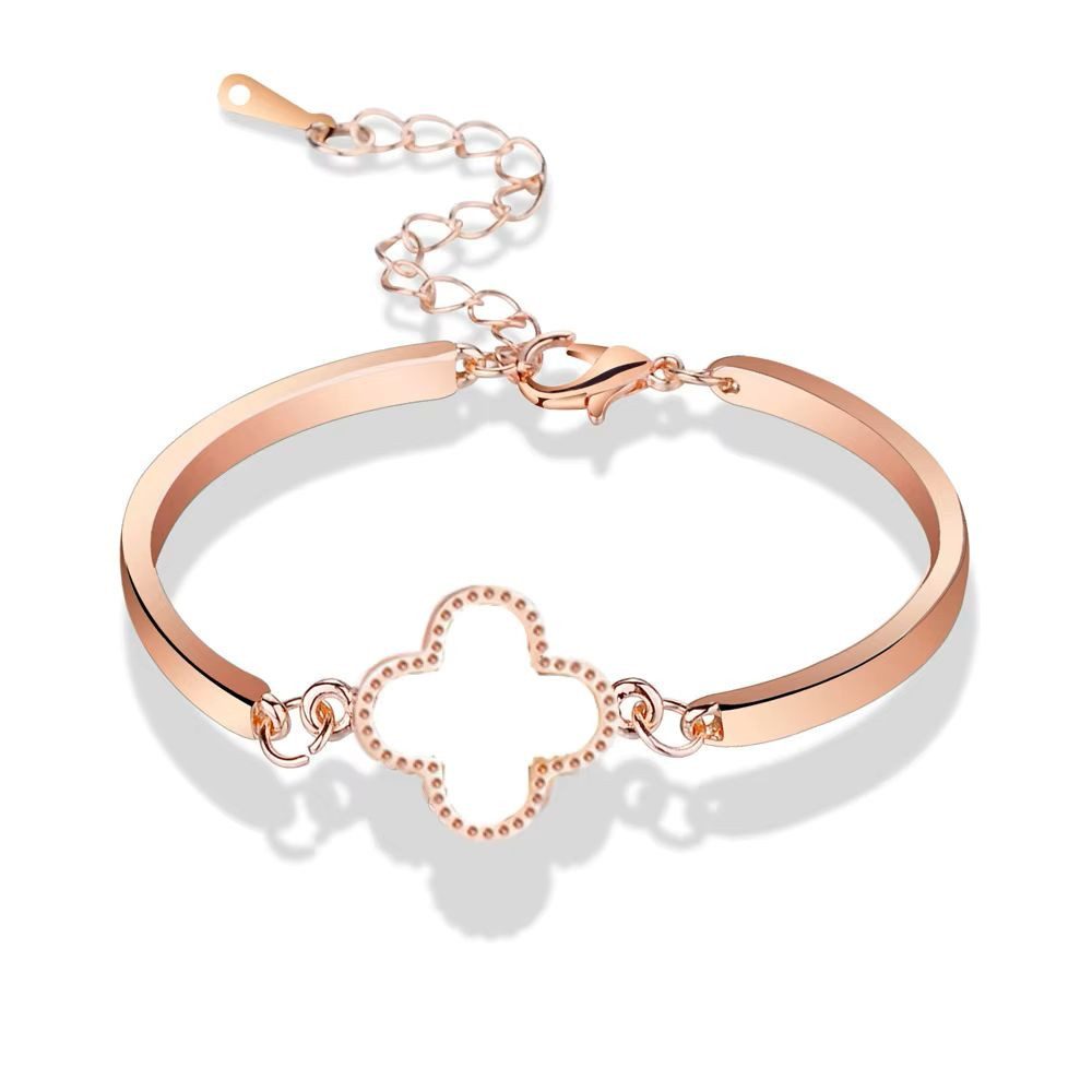 Tidy Quarzuhr KIMIO Damenuhr Grün Set – Roségold mit Armband und Geschenkschachtel