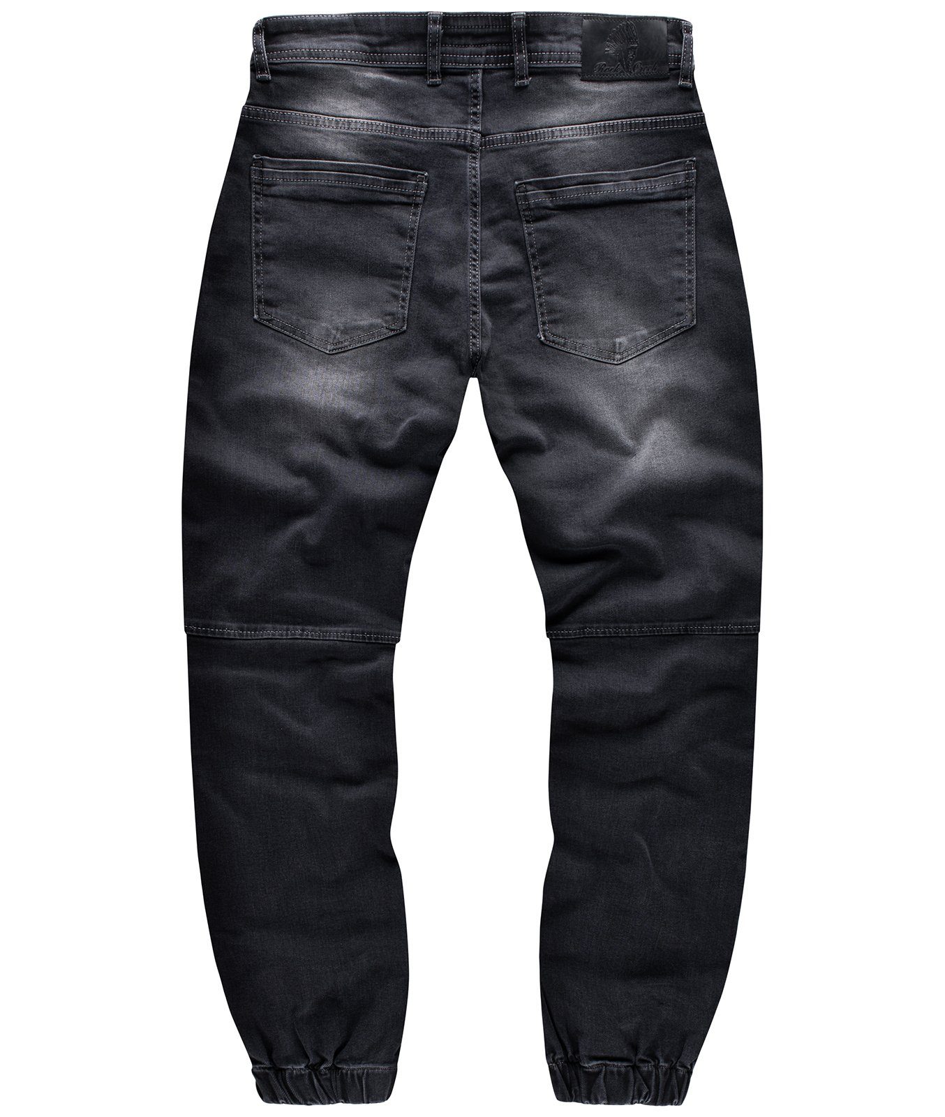 Jogger-Style Rock Tapered-fit-Jeans Creek Dunkelgrau Jeans RC-2188 Herren